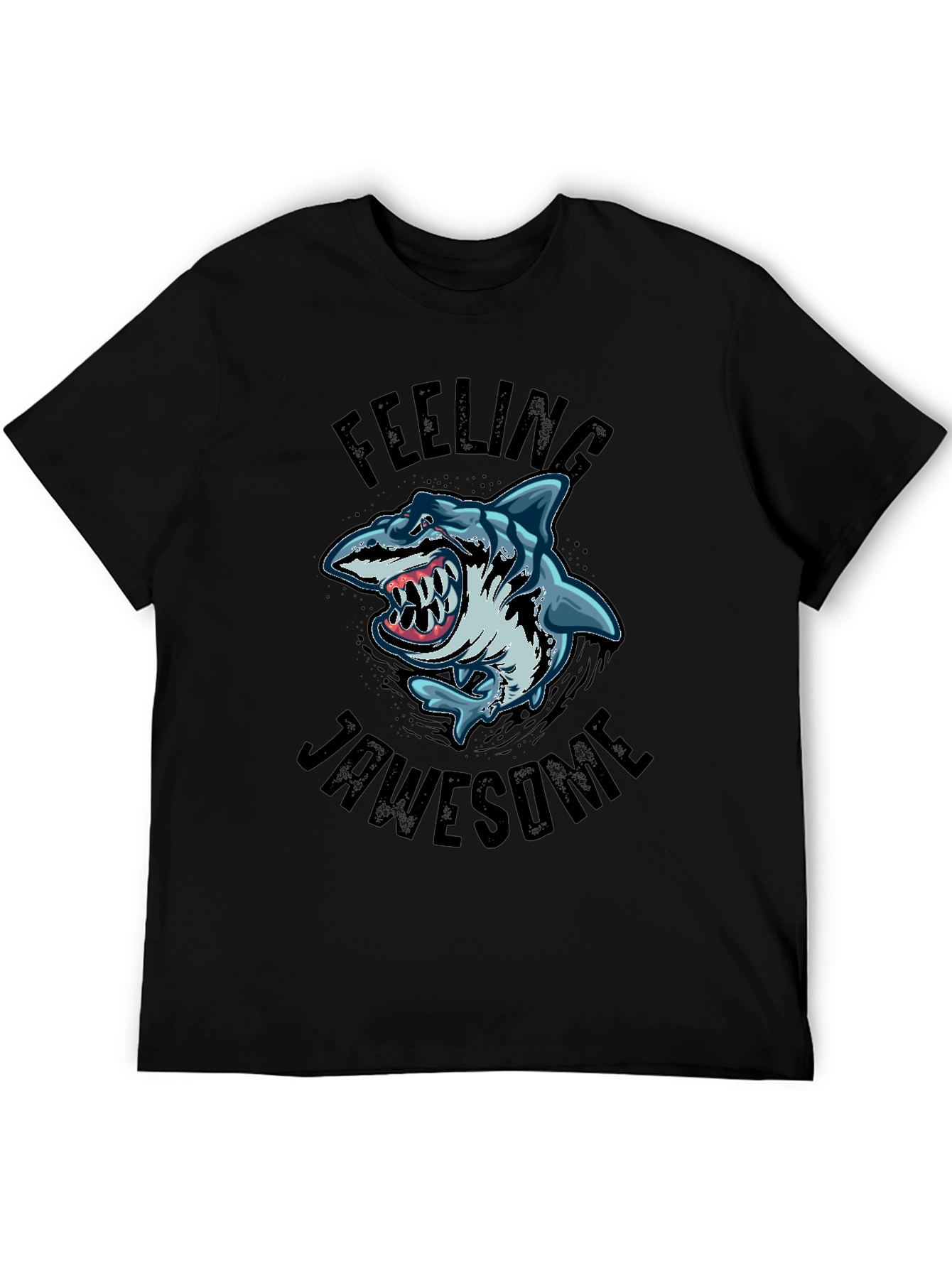 Jawsome Shark Graphic Tee - Black