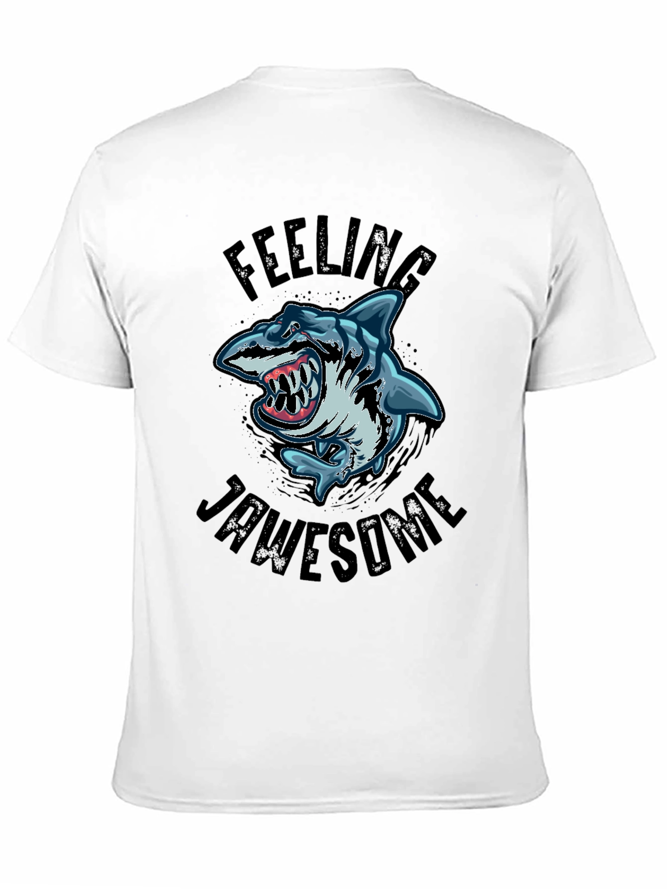 Jawsome Shark Graphic Tee - Black