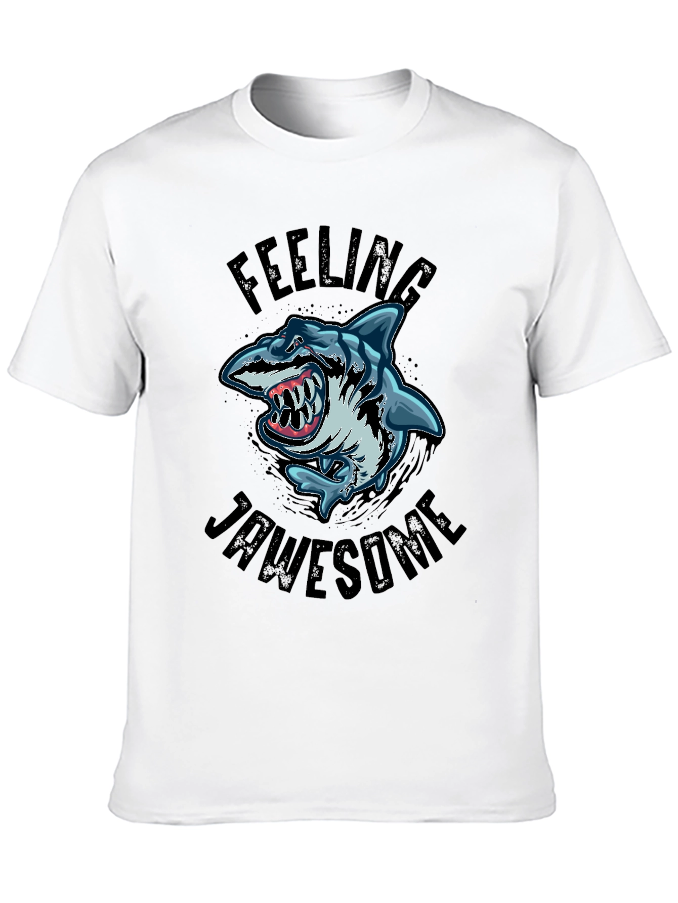 Jawsome Shark Graphic Tee - Black