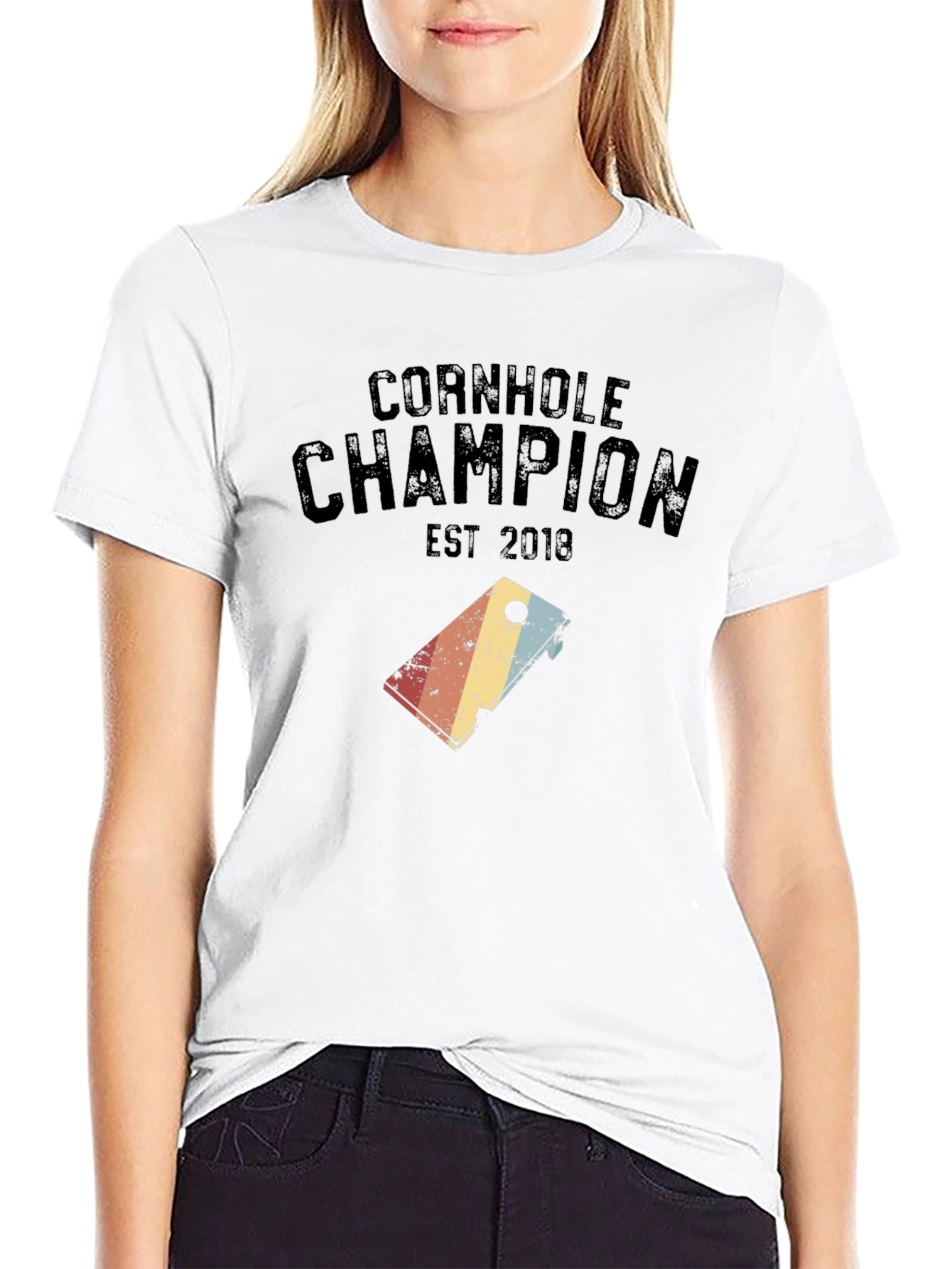 Cornhole Champion T-Shirt - Established 2018