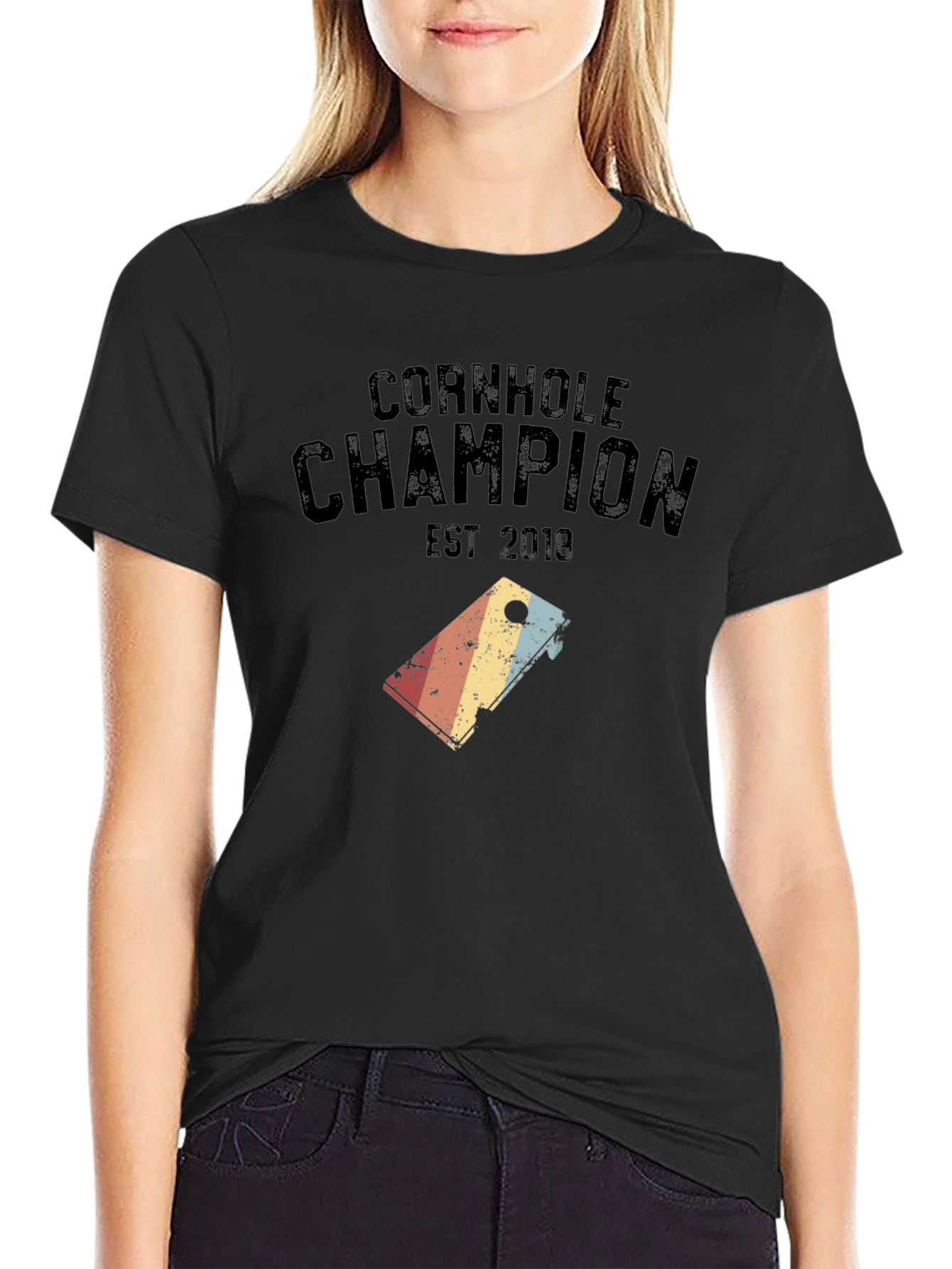 Cornhole Champion T-Shirt - Established 2018