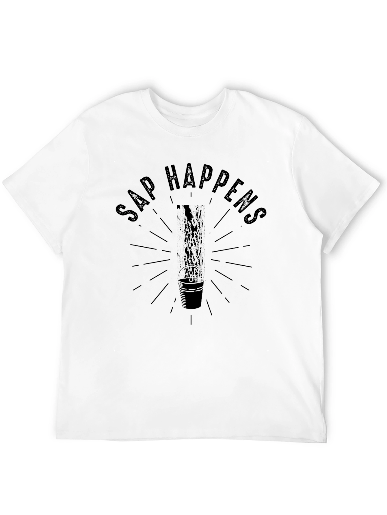 Sap Happens Graphic Tee - Funny Cactus T-Shirt