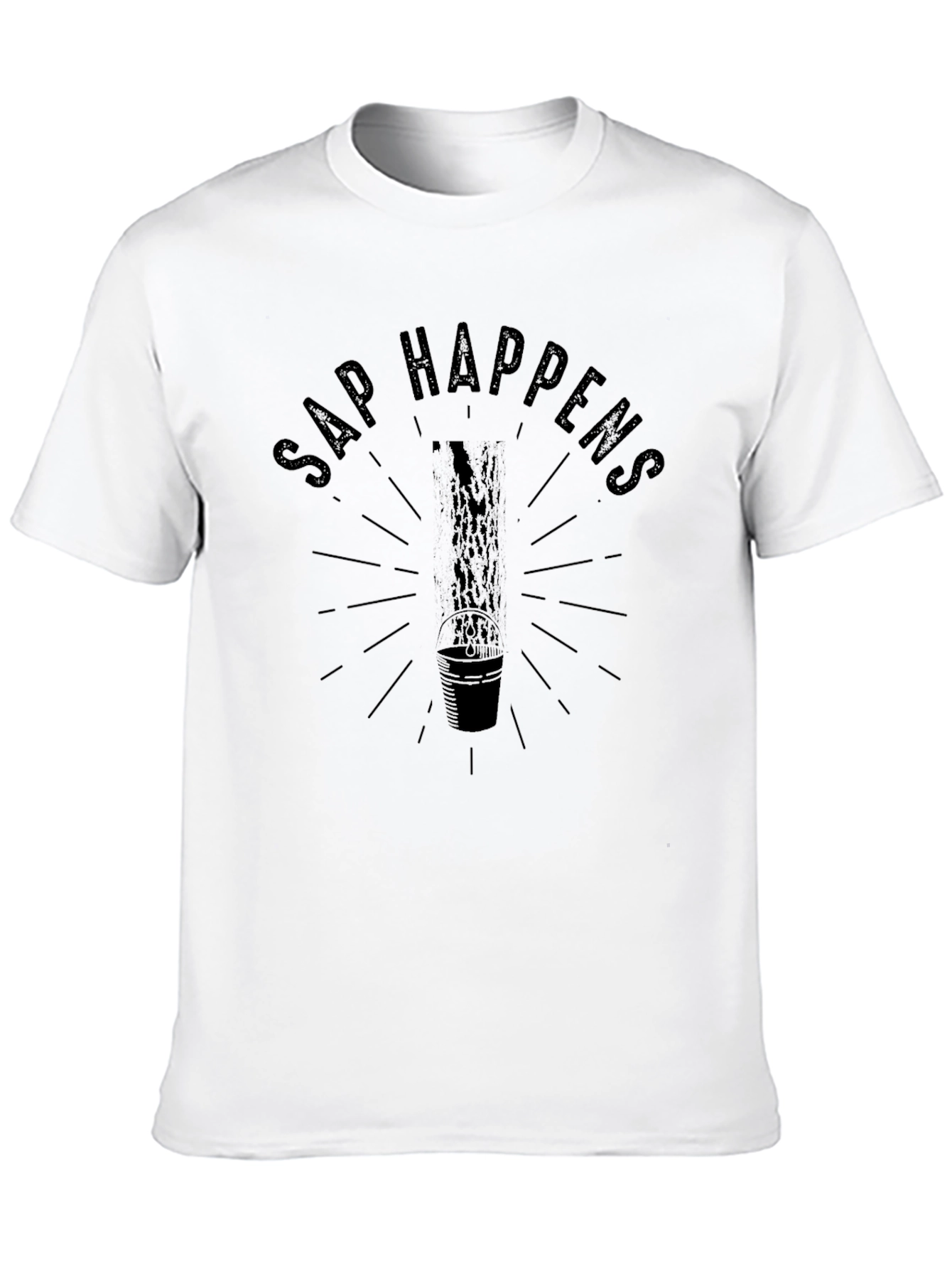 Sap Happens Graphic Tee - Funny Cactus T-Shirt