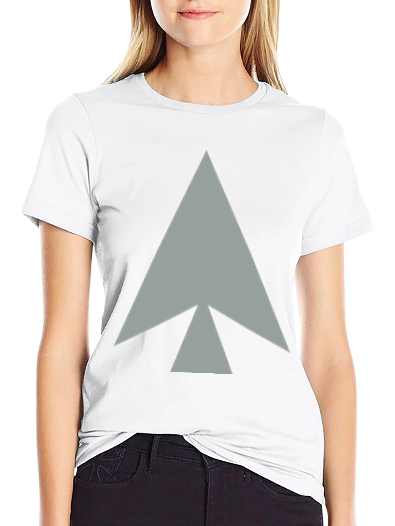 Spearhead Graphic Print Black Cotton T-Shirt