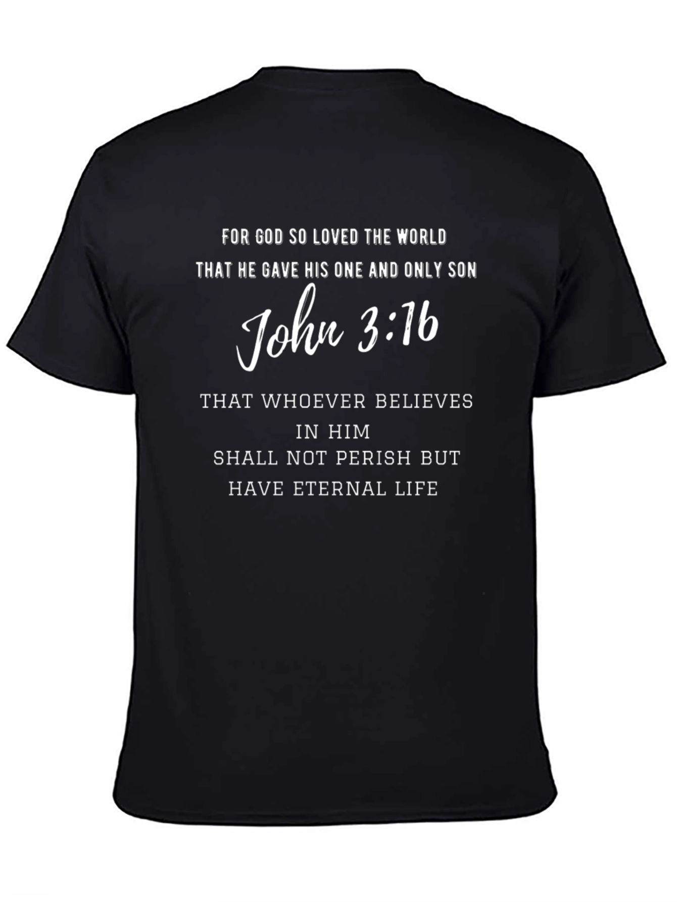 John 3:16 T-Shirt - Religious Christian Tee