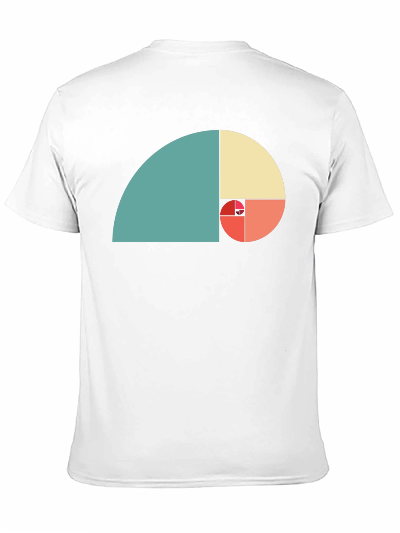 Golden Ratio Spiral Graphic Tee - Black