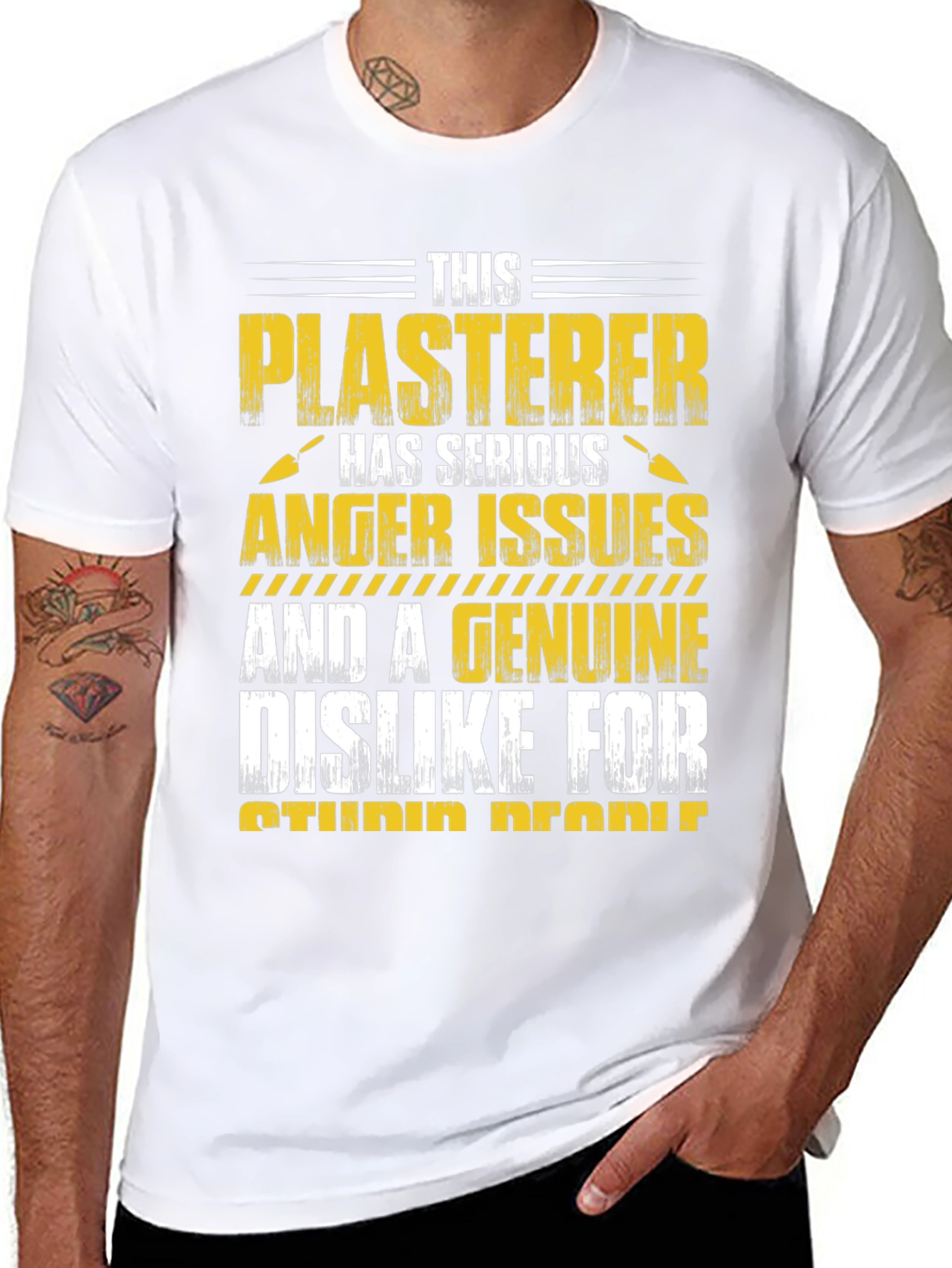 Plasterer Anger Issues T-Shirt - Funny Job Tee