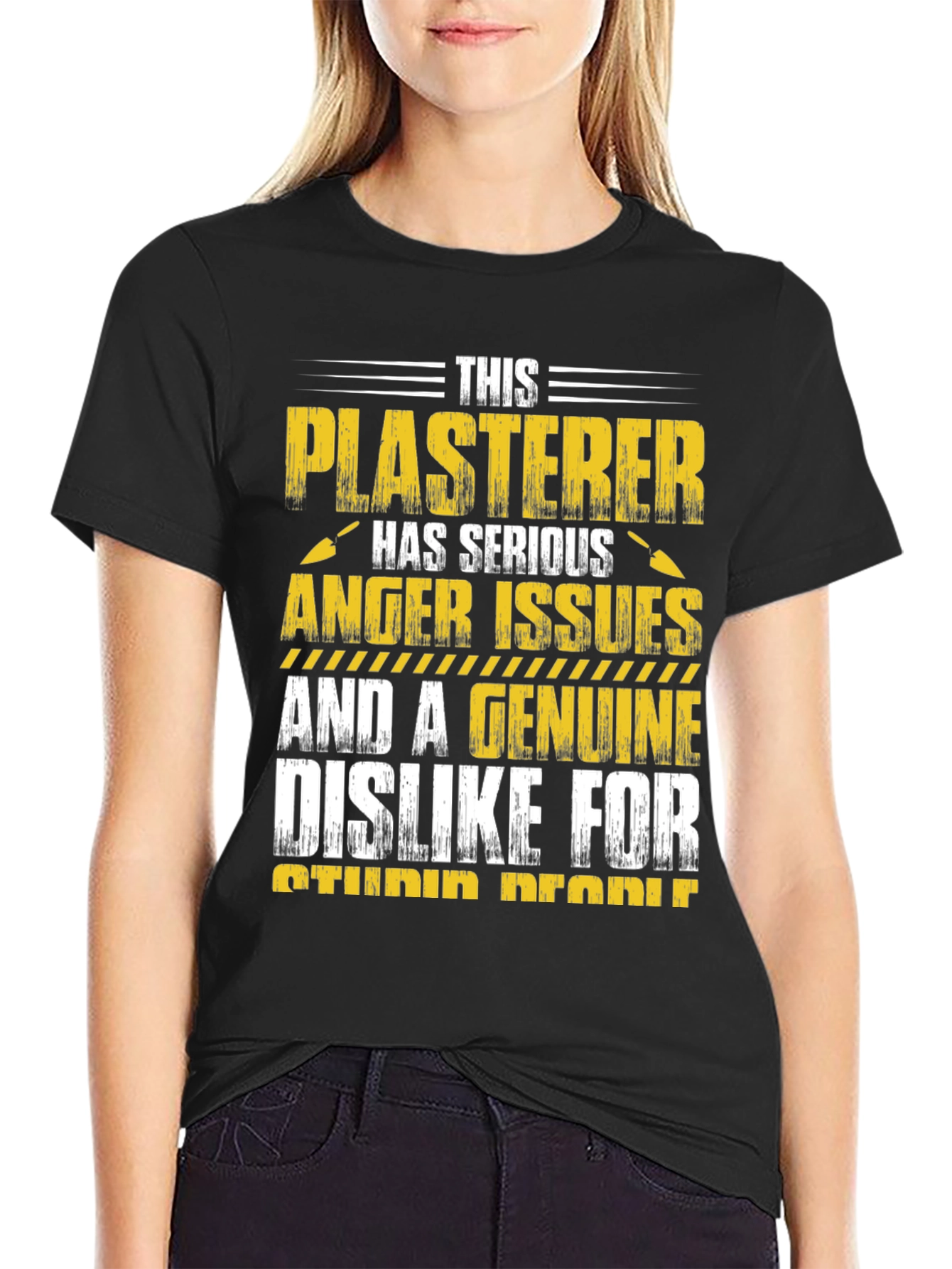 Plasterer Anger Issues T-Shirt - Funny Job Tee