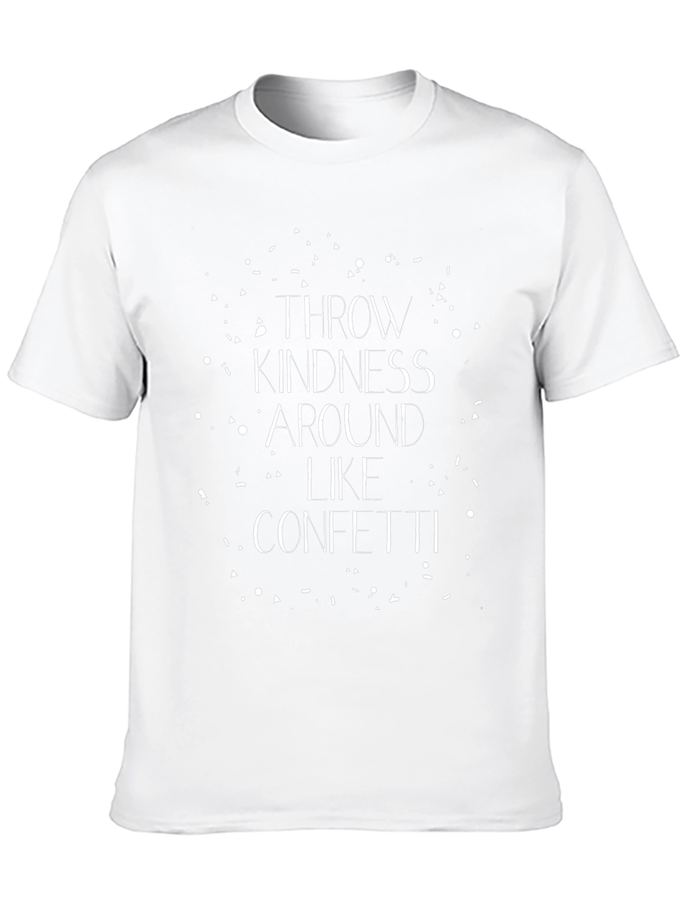 Kindness Confetti Black Graphic T-Shirt