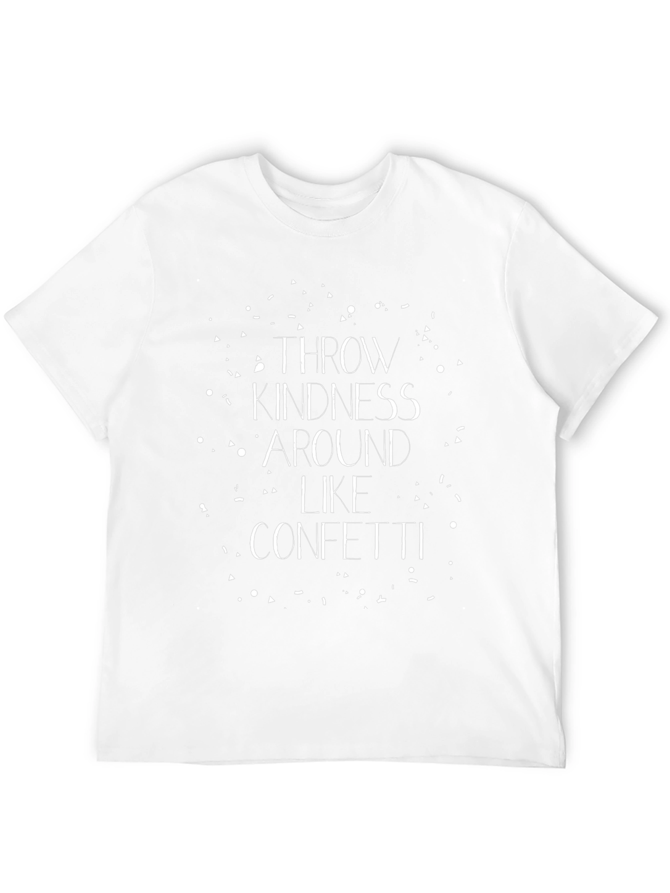 Kindness Confetti Black Graphic T-Shirt