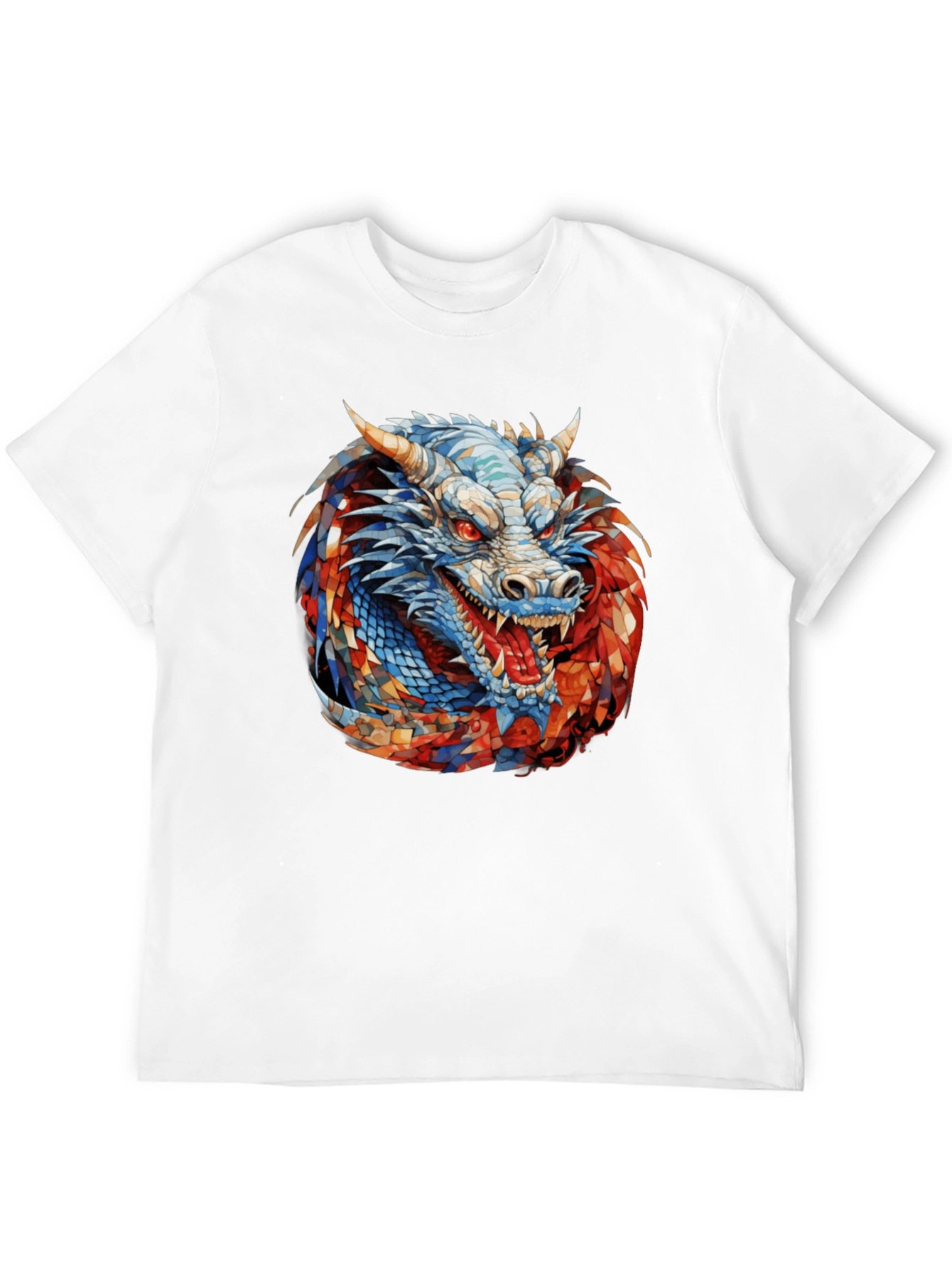 Dragon Graphic Black T-Shirt - Fierce & Bold Style
