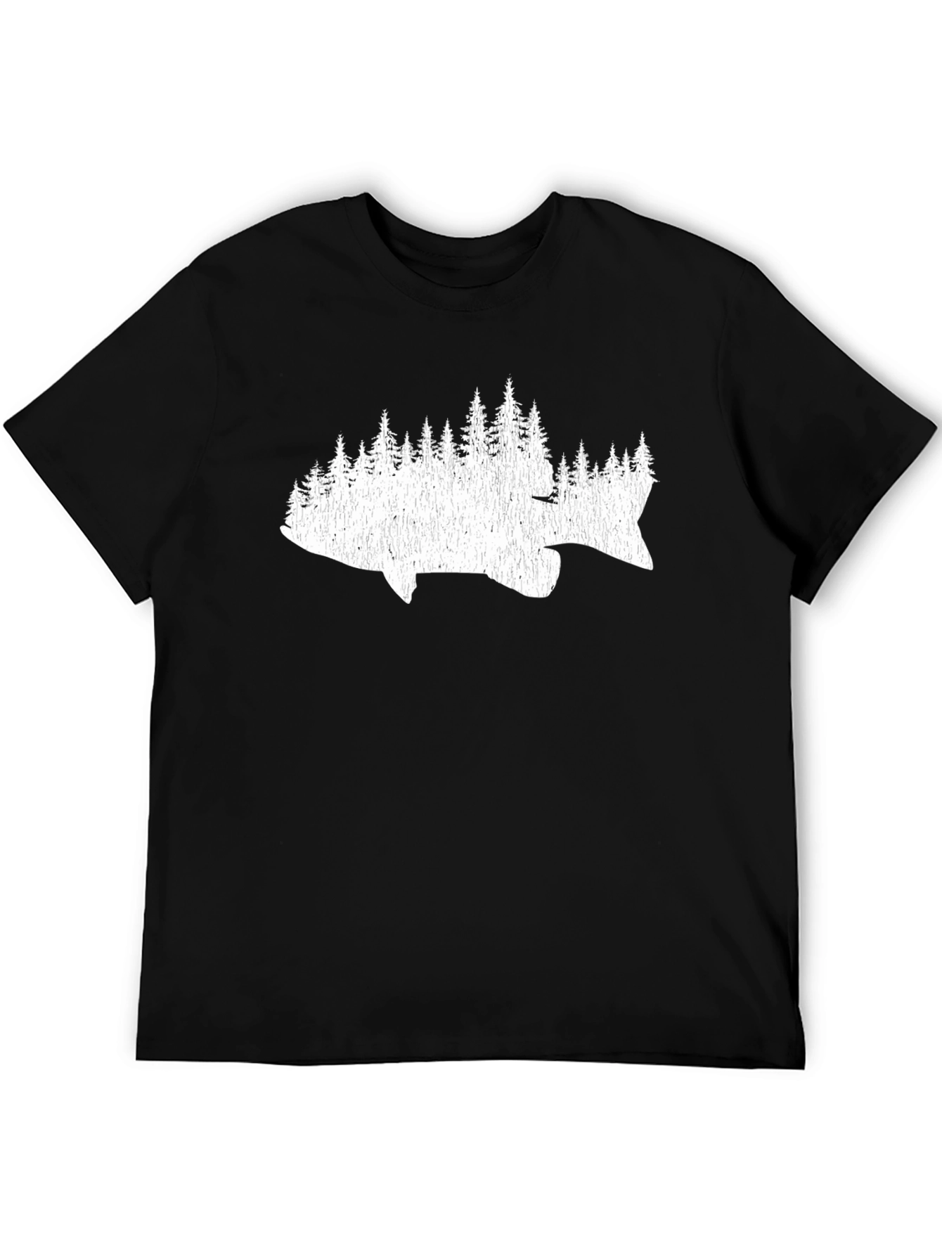 Nature Fish Graphic Tee - Soft Cotton Blend