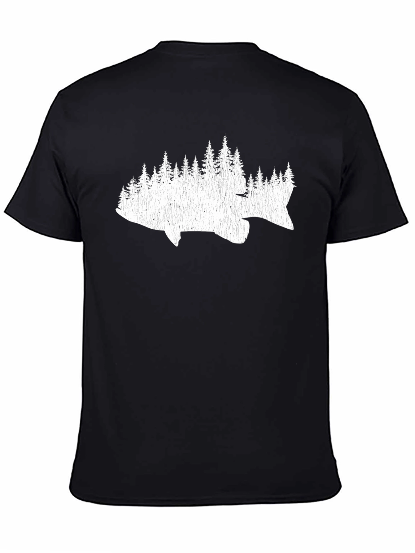 Nature Fish Graphic Tee - Soft Cotton Blend