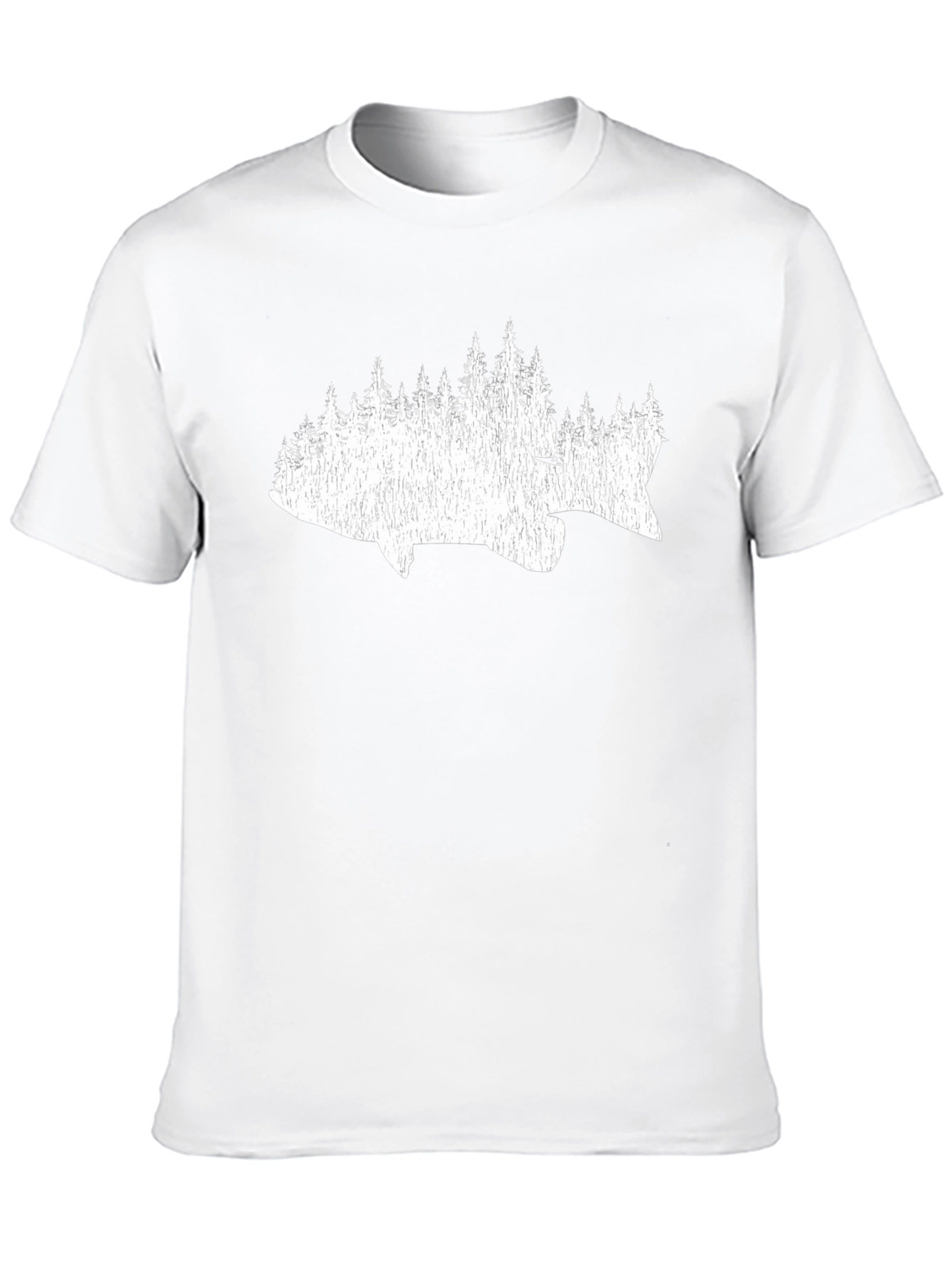 Nature Fish Graphic Tee - Soft Cotton Blend