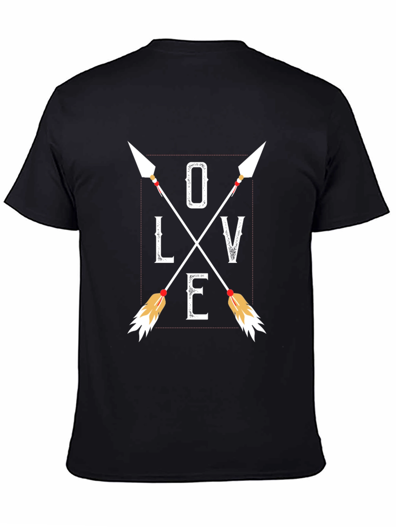 Love Arrows Graphic Tee - Black