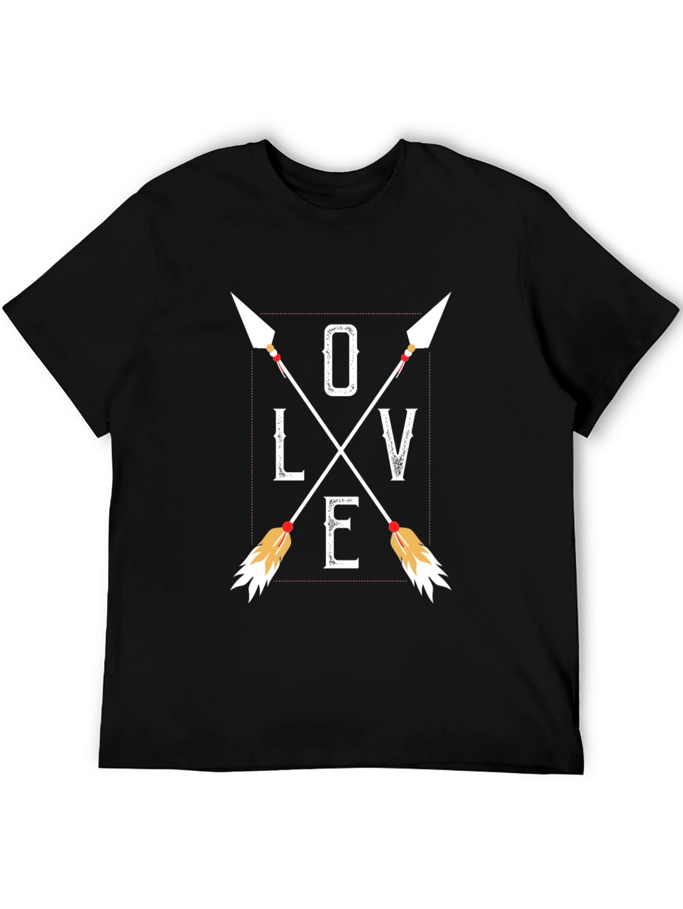 Love Arrows Graphic Tee - Black