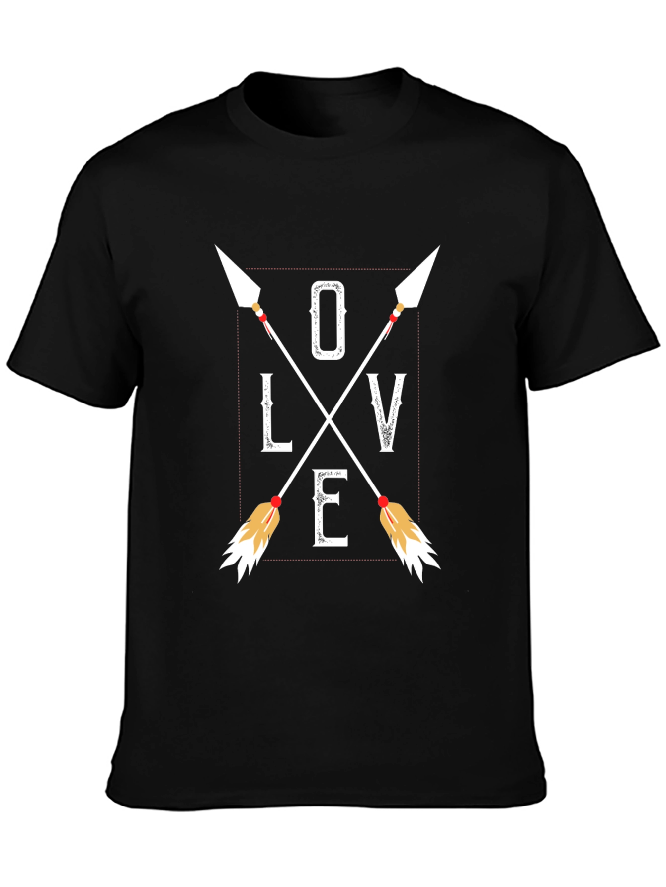 Love Arrows Graphic Tee - Black