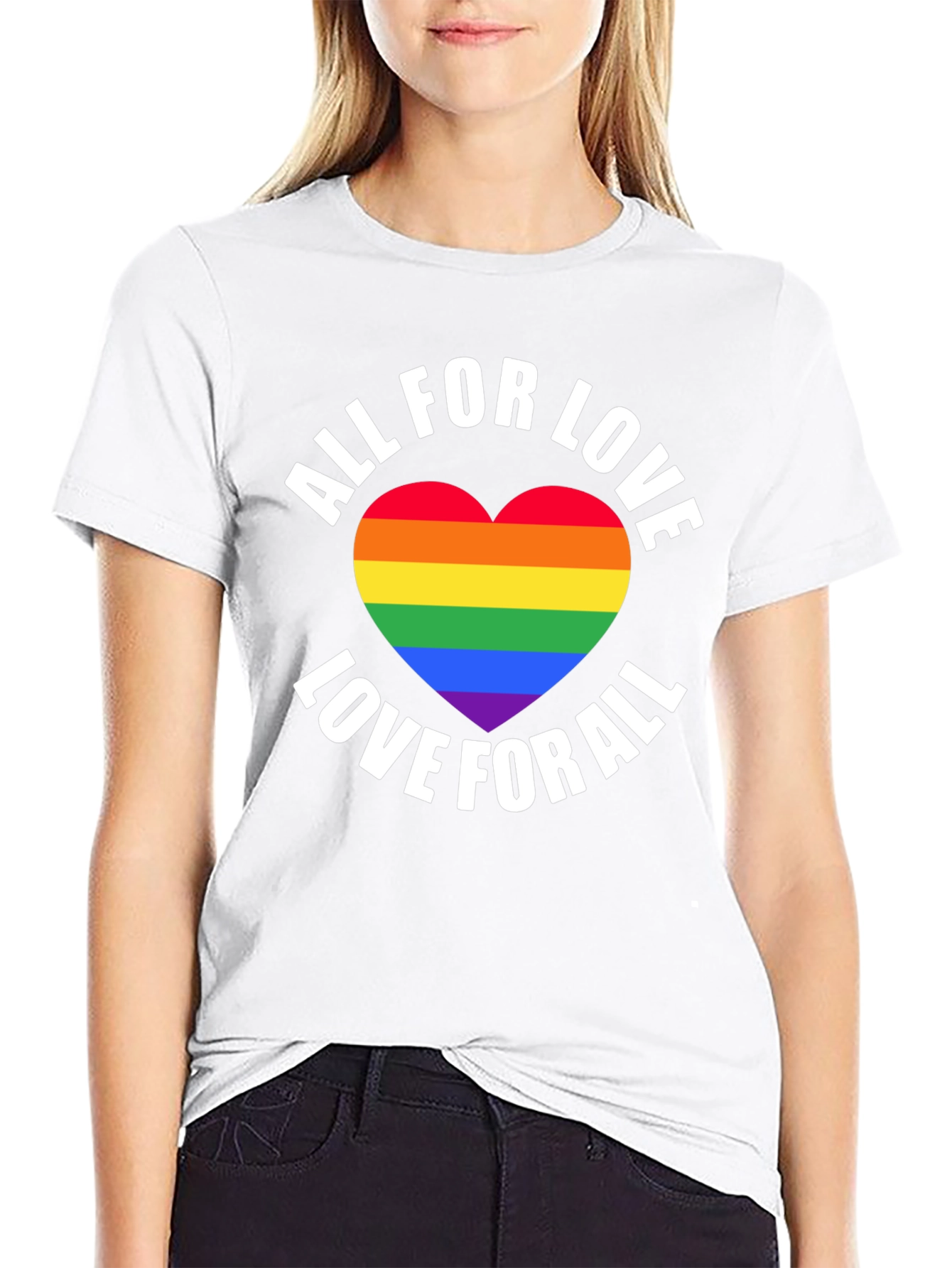 All For Love LGBT Pride T-Shirt