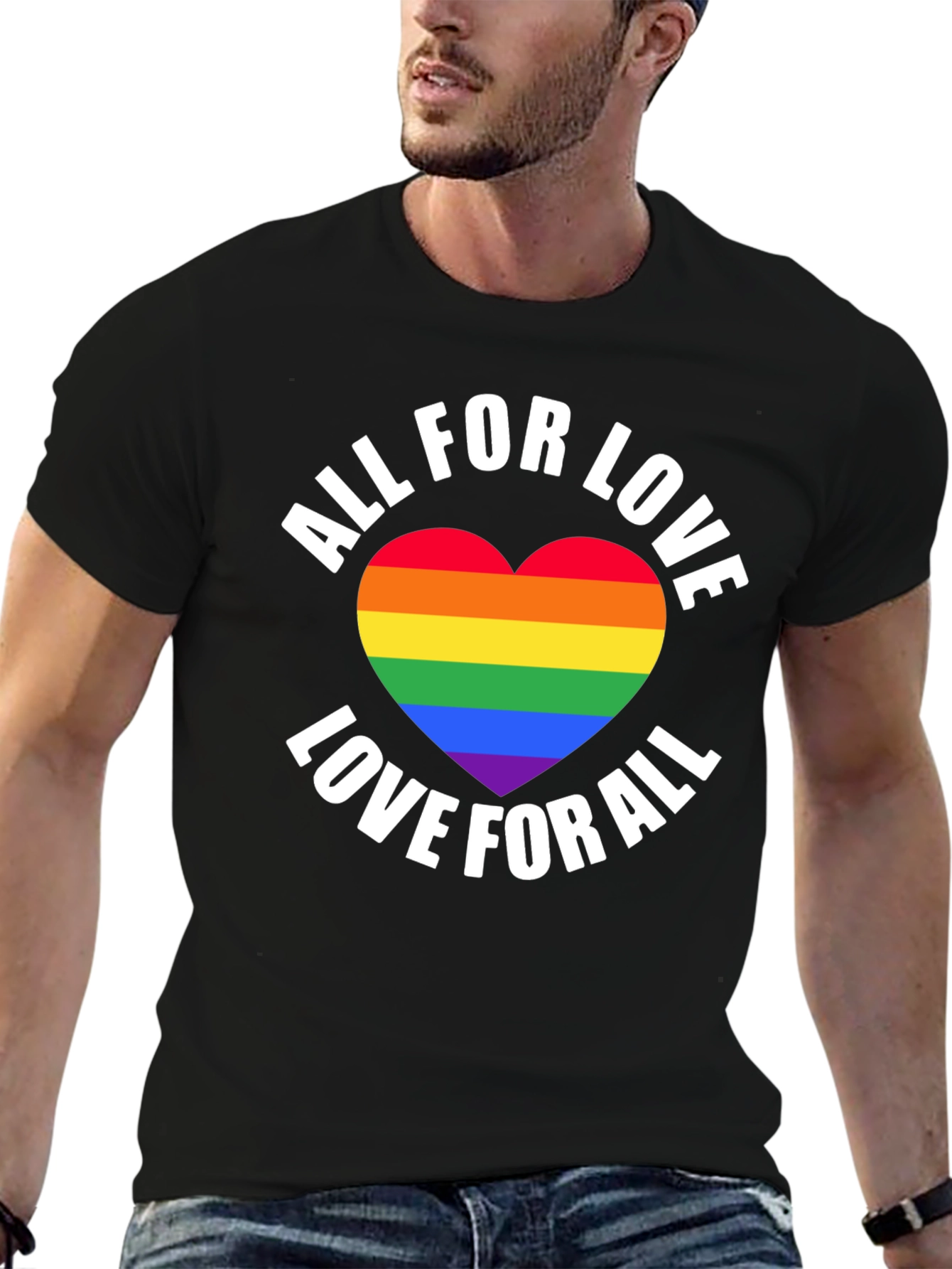 All For Love LGBT Pride T-Shirt