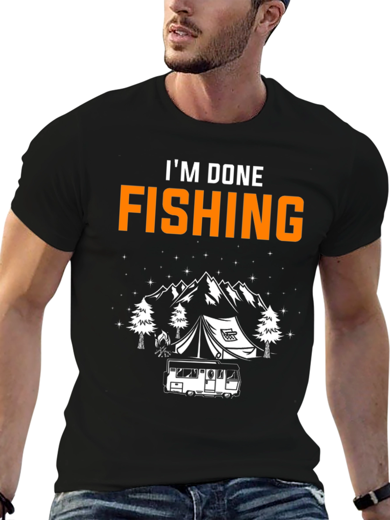Im Done Fishing Camping T-Shirt