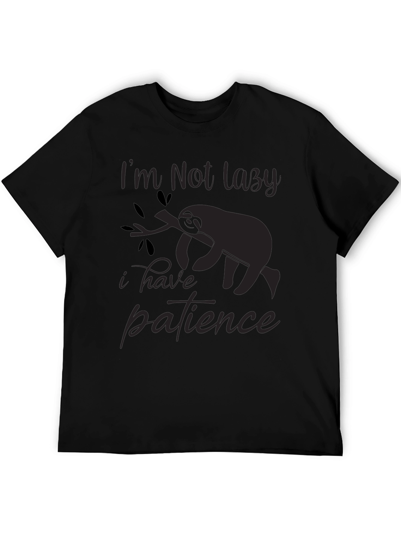 Im Not Lazy T-Shirt Sloth Patience Graphic Tee