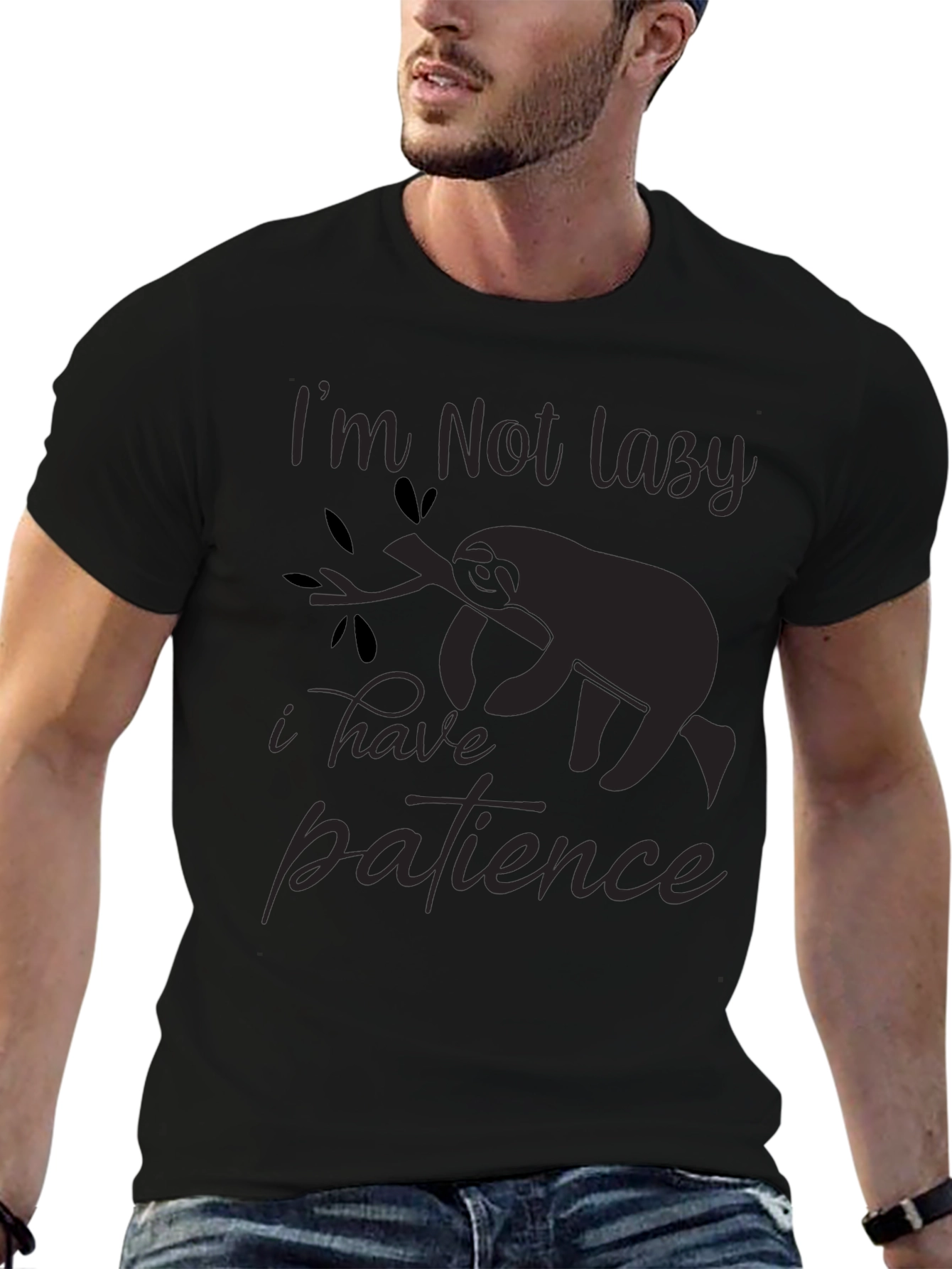 Im Not Lazy T-Shirt Sloth Patience Graphic Tee