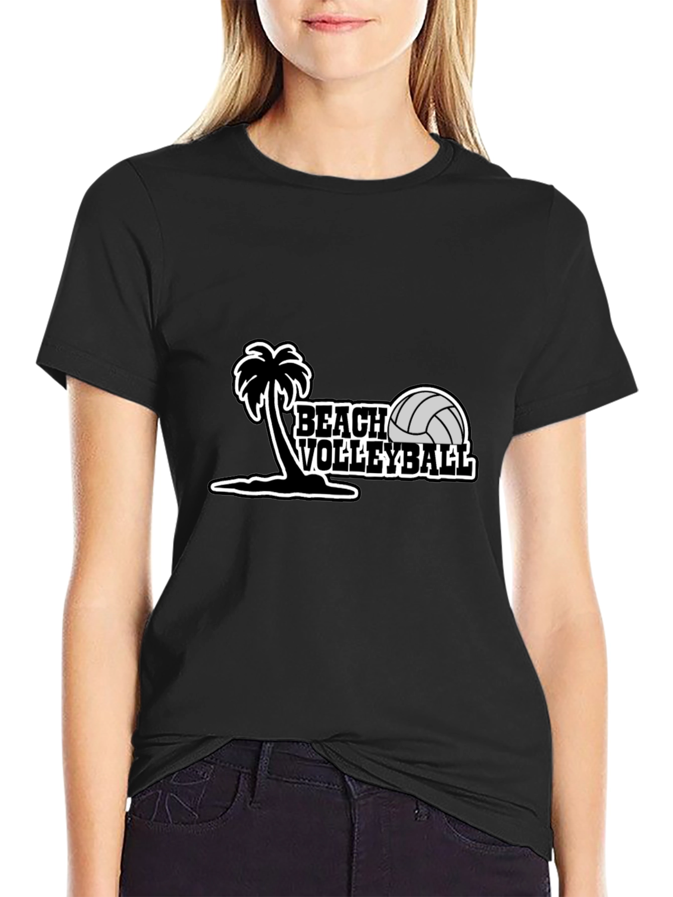 Beach Volleyball Graphic Tee - Summer Ready!