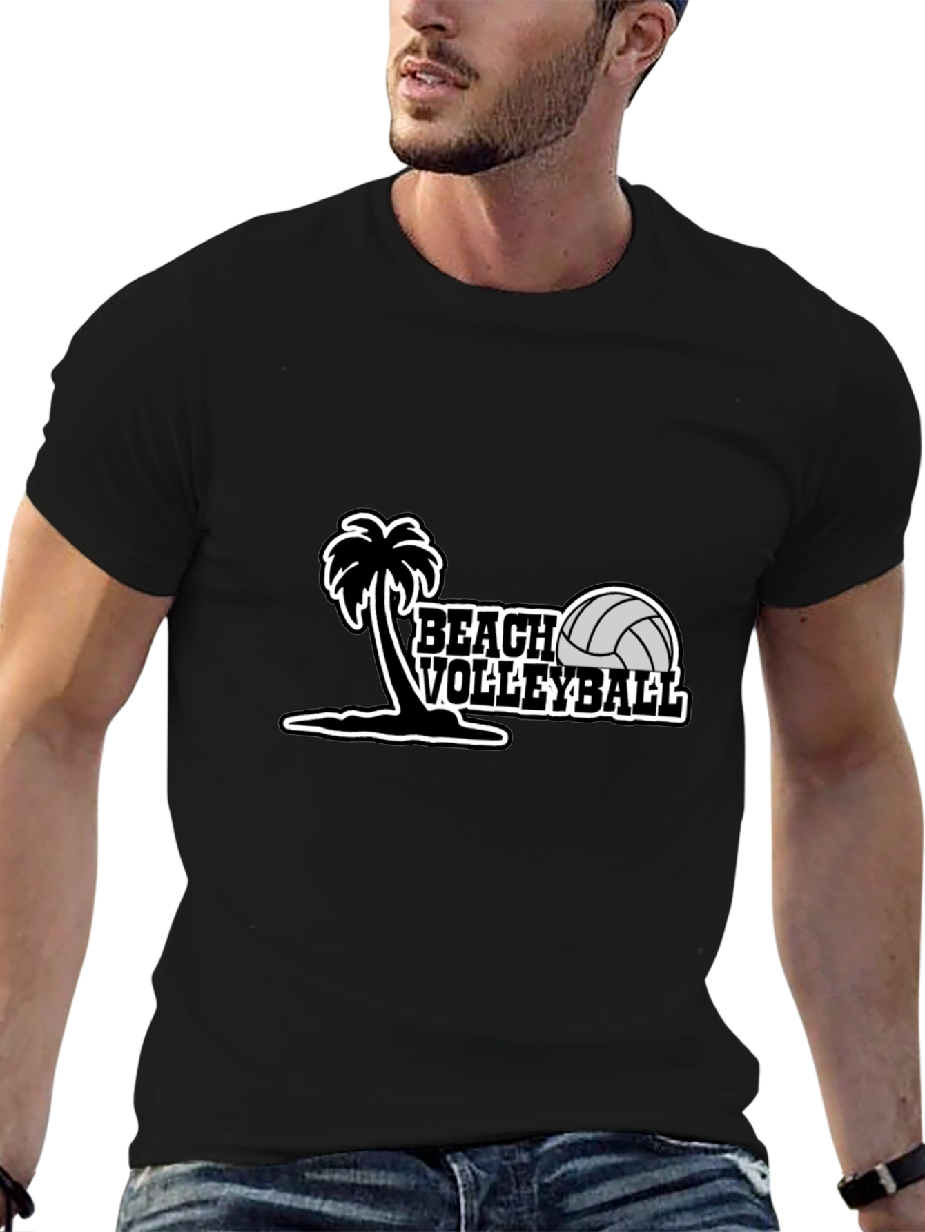 Beach Volleyball Graphic Tee - Summer Ready!