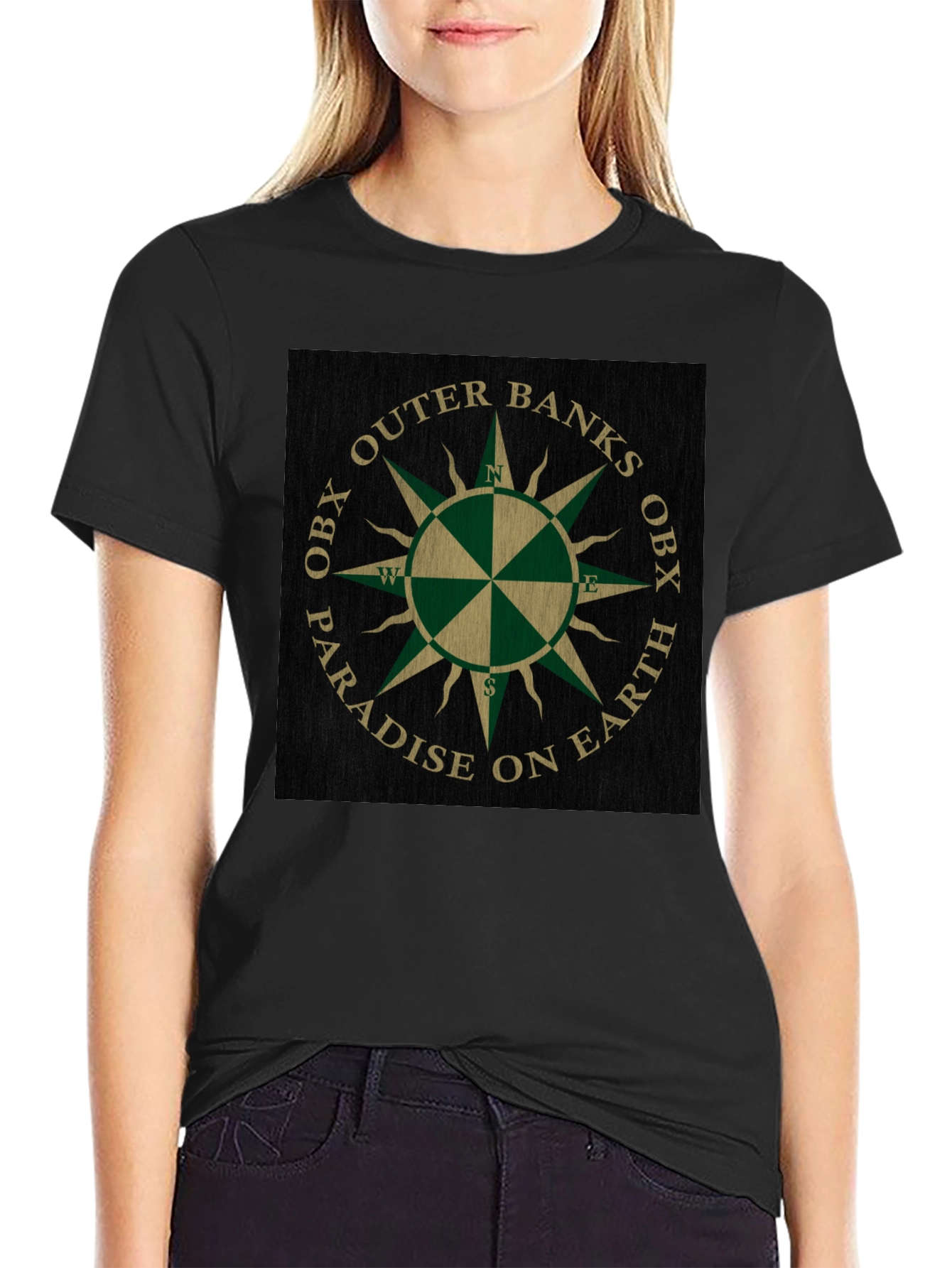 Outer Banks OBX Paradise on Earth Graphic Tee