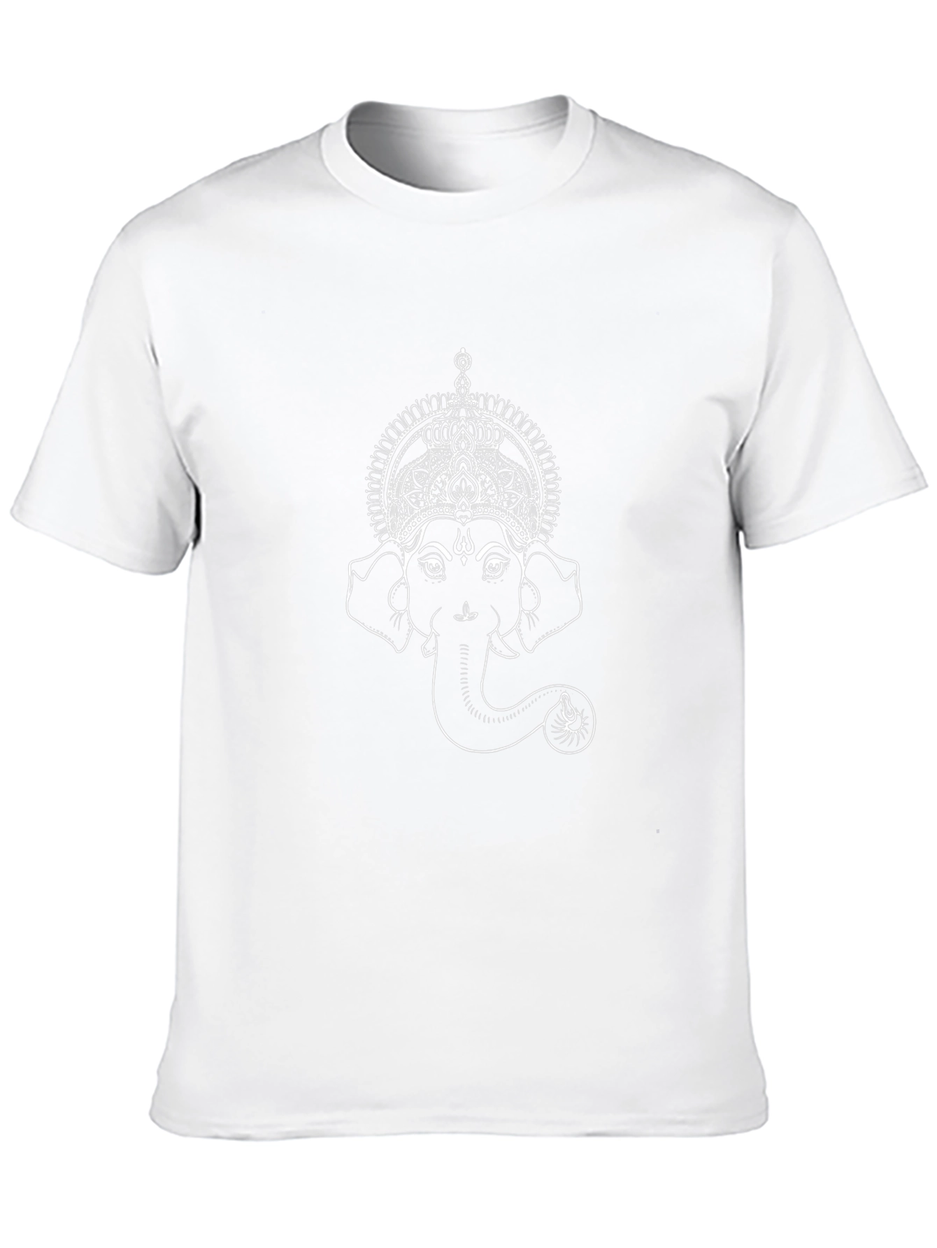 Ganesha Graphic Tee - Stylish Black Cotton T-Shirt