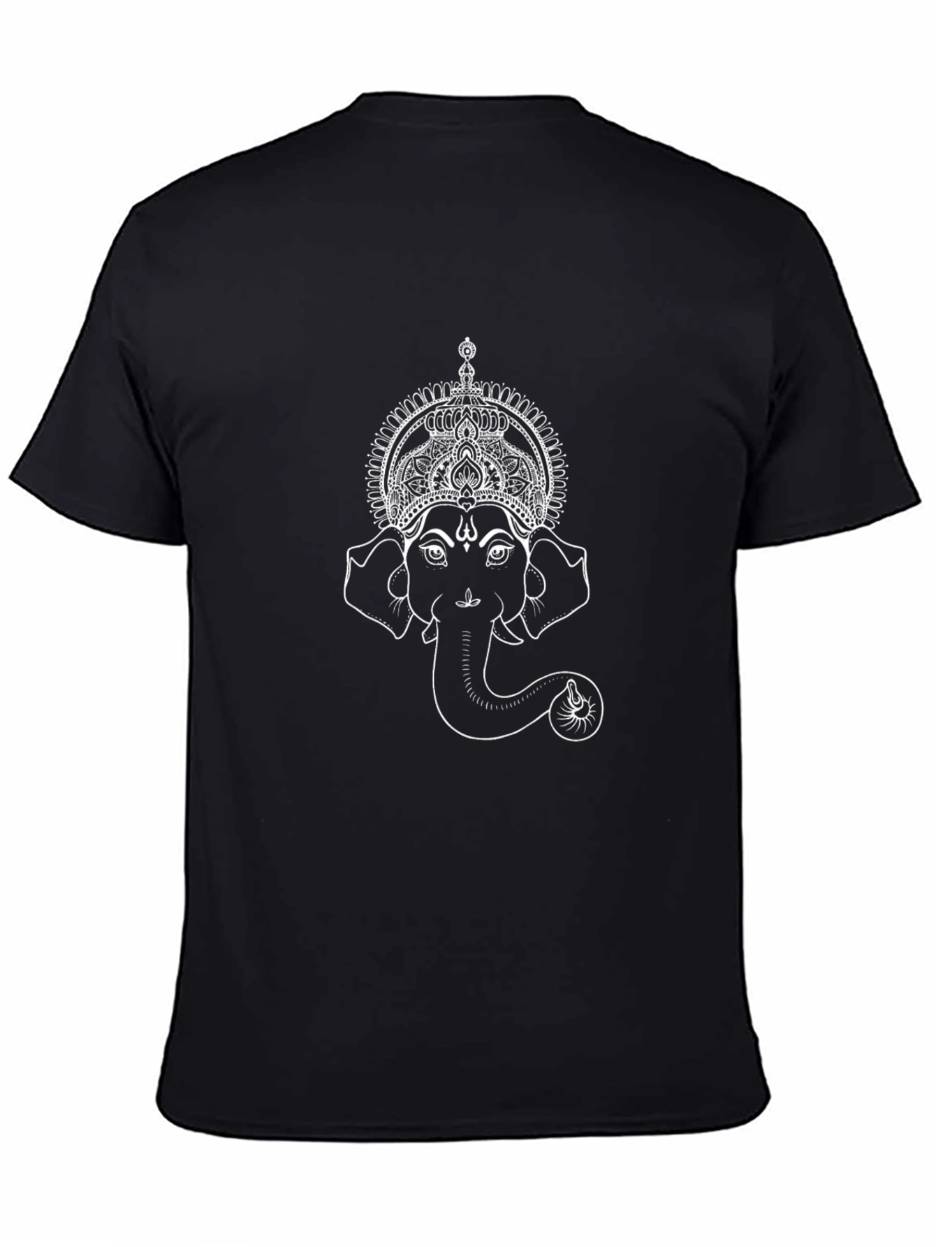 Ganesha Graphic Tee - Stylish Black Cotton T-Shirt