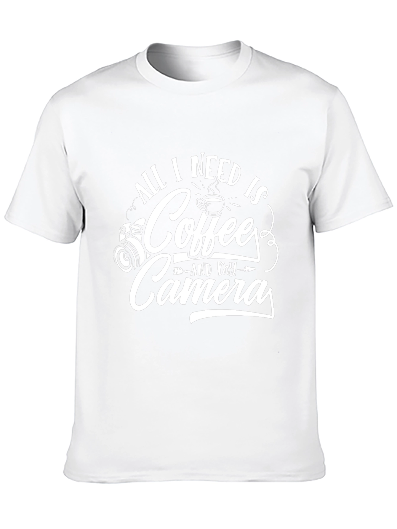Coffee and Camera Graphic T-Shirt