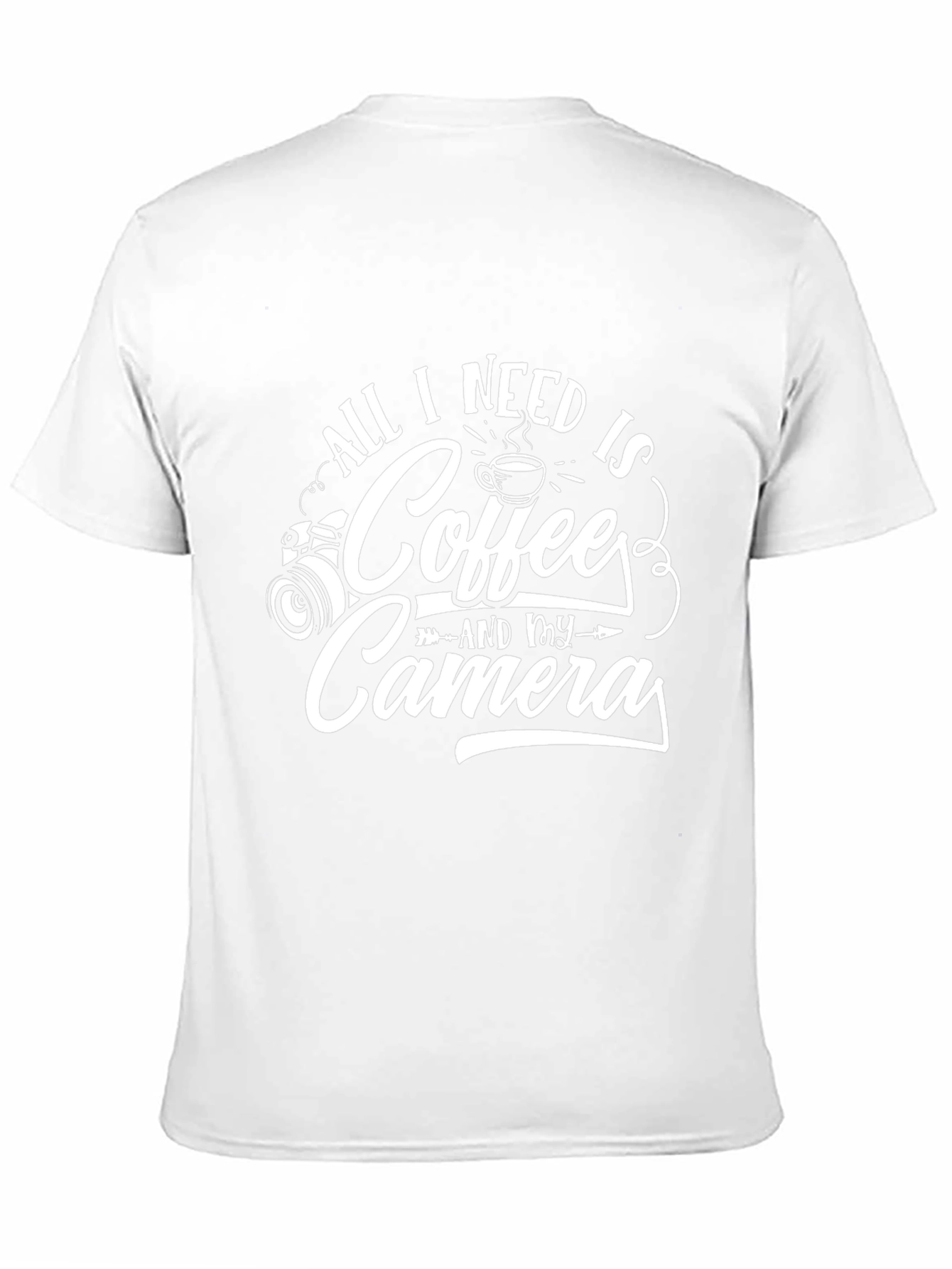Coffee and Camera Graphic T-Shirt