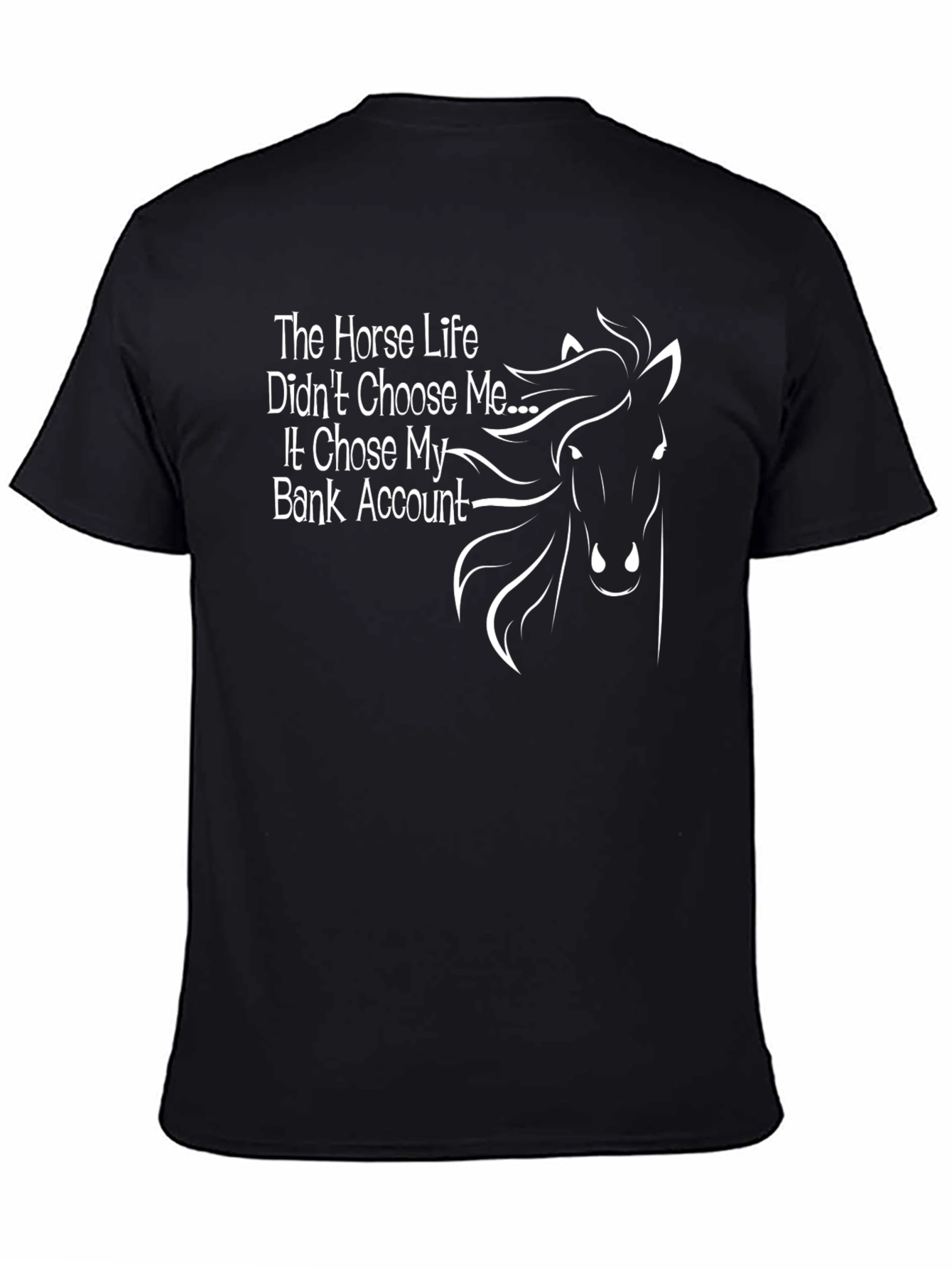 Horse Life Graphic Tee - Funny Equestrian Shirt