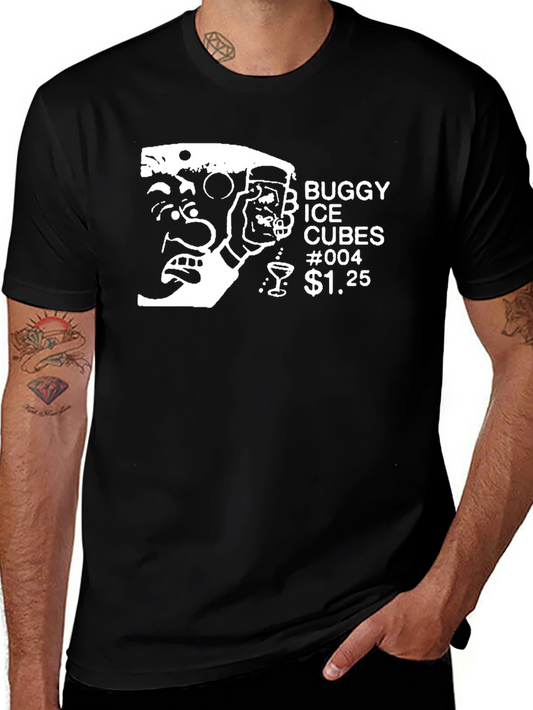 Buggy Ice Cubes Black Graphic T-Shirt