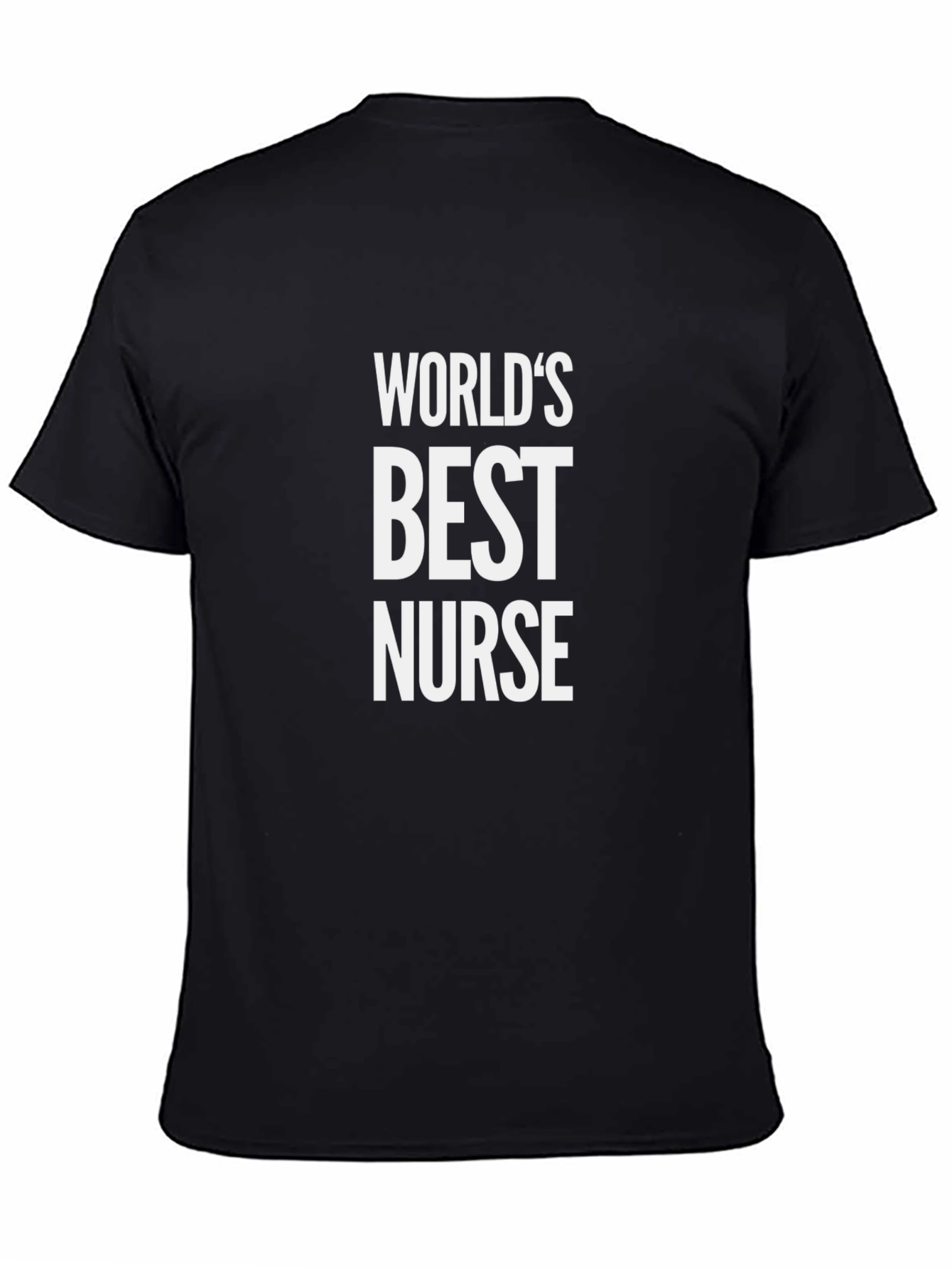 Worlds Best Nurse T-Shirt - Black