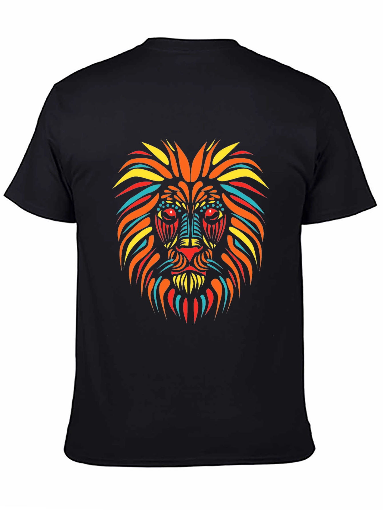 Lion Graphic Tee - Mens Black T-Shirt