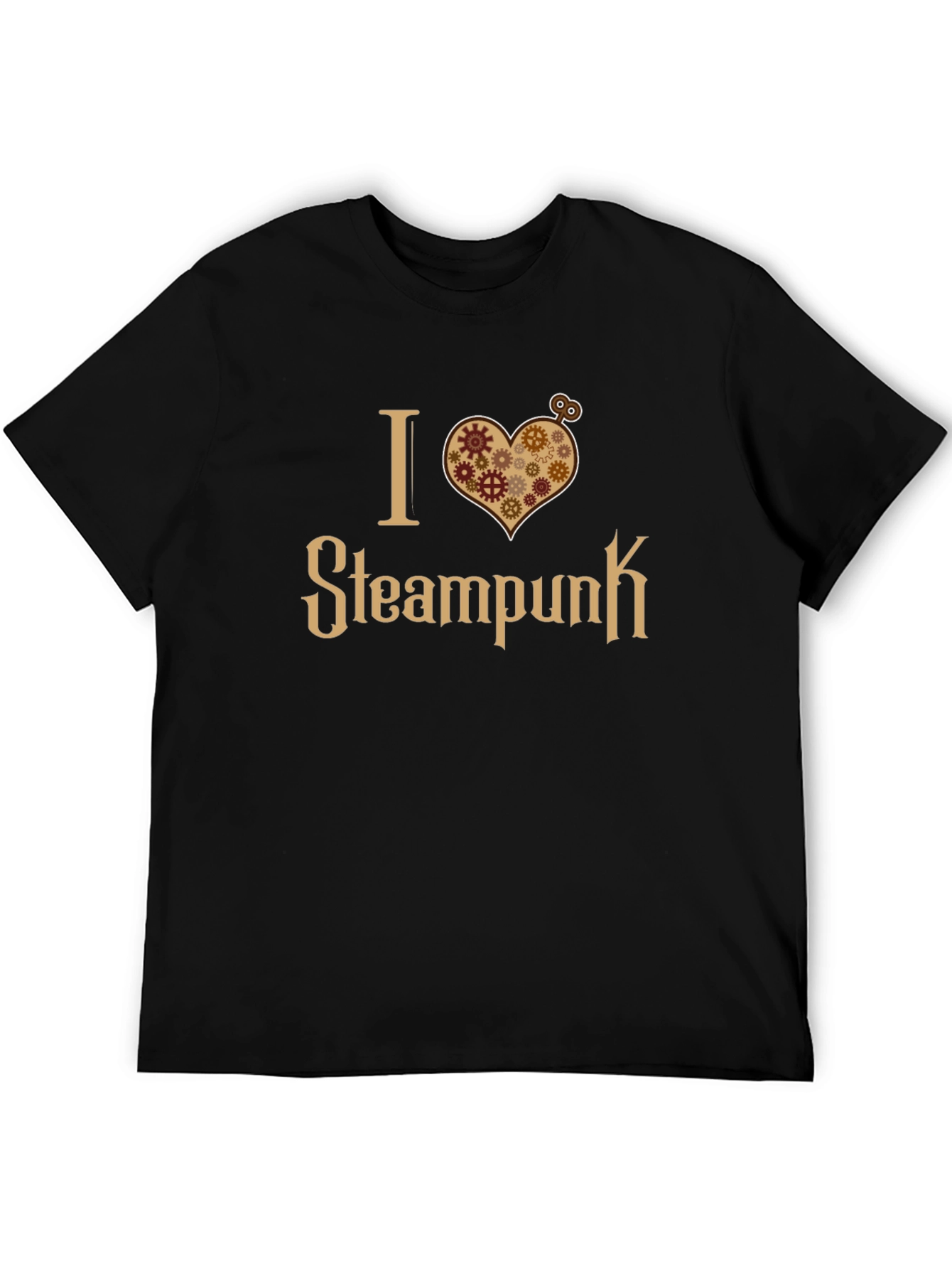 I Heart Steampunk T-Shirt - Gear Design Novelty Tee