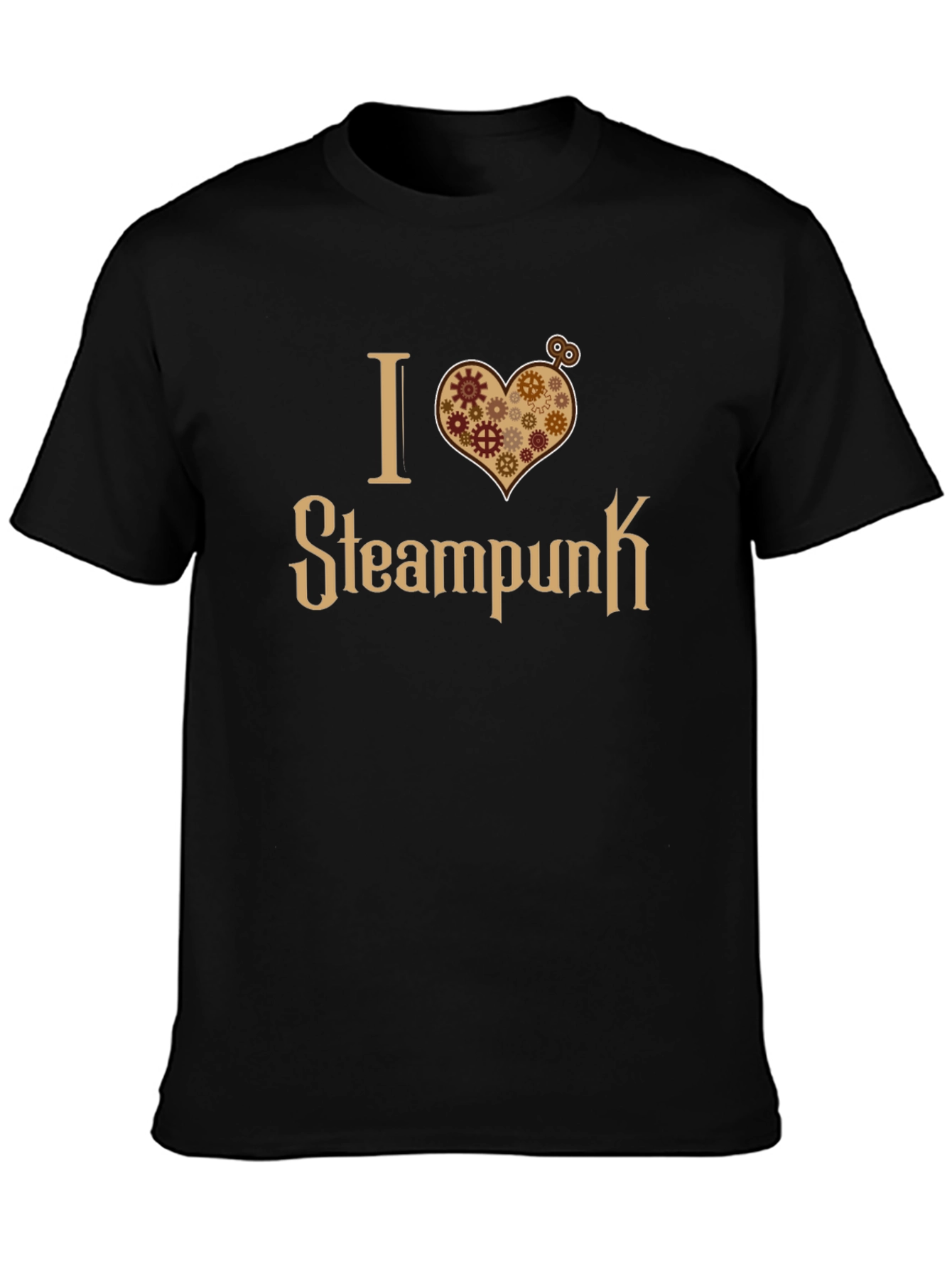 I Heart Steampunk T-Shirt - Gear Design Novelty Tee