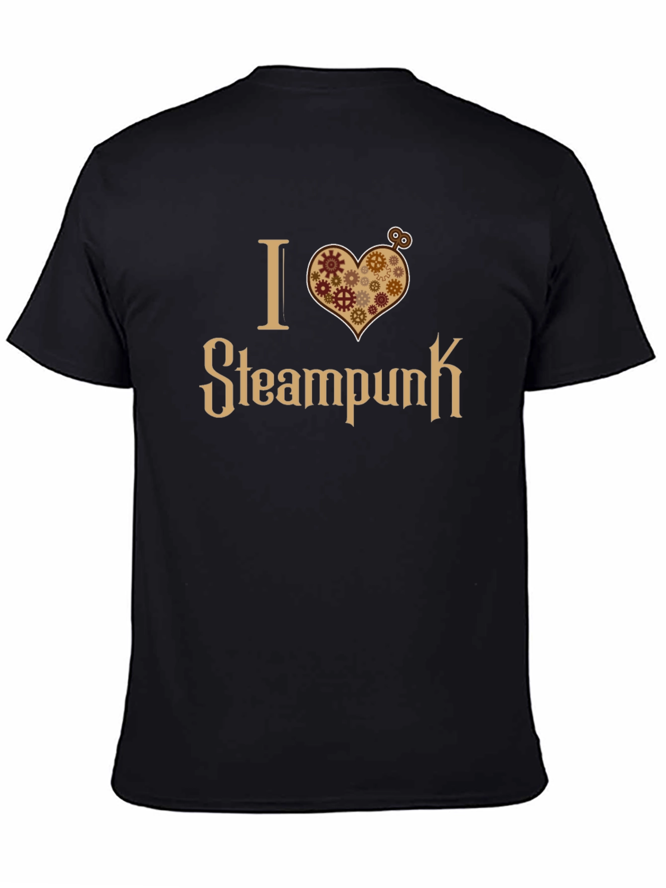 I Heart Steampunk T-Shirt - Gear Design Novelty Tee
