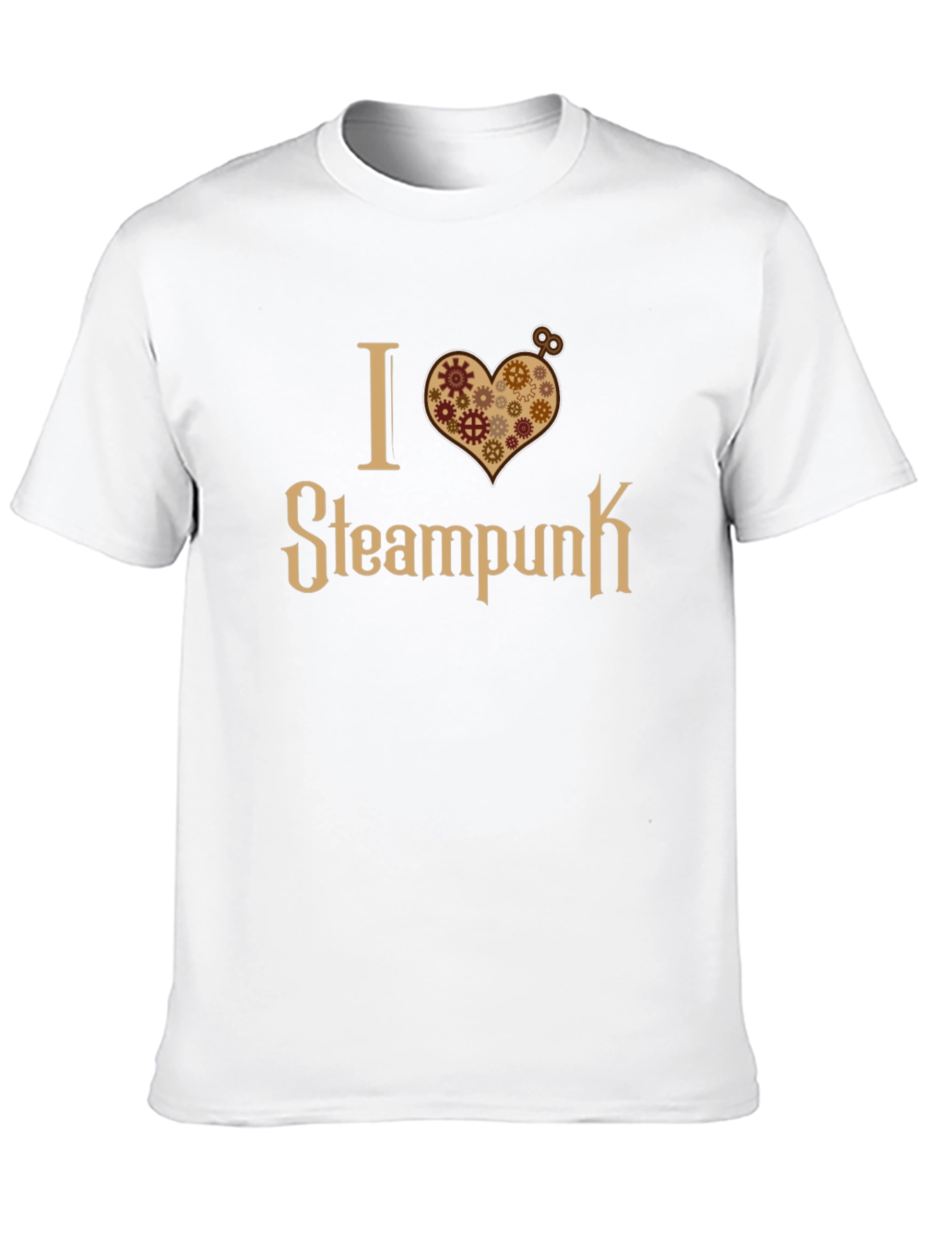 I Heart Steampunk T-Shirt - Gear Design Novelty Tee