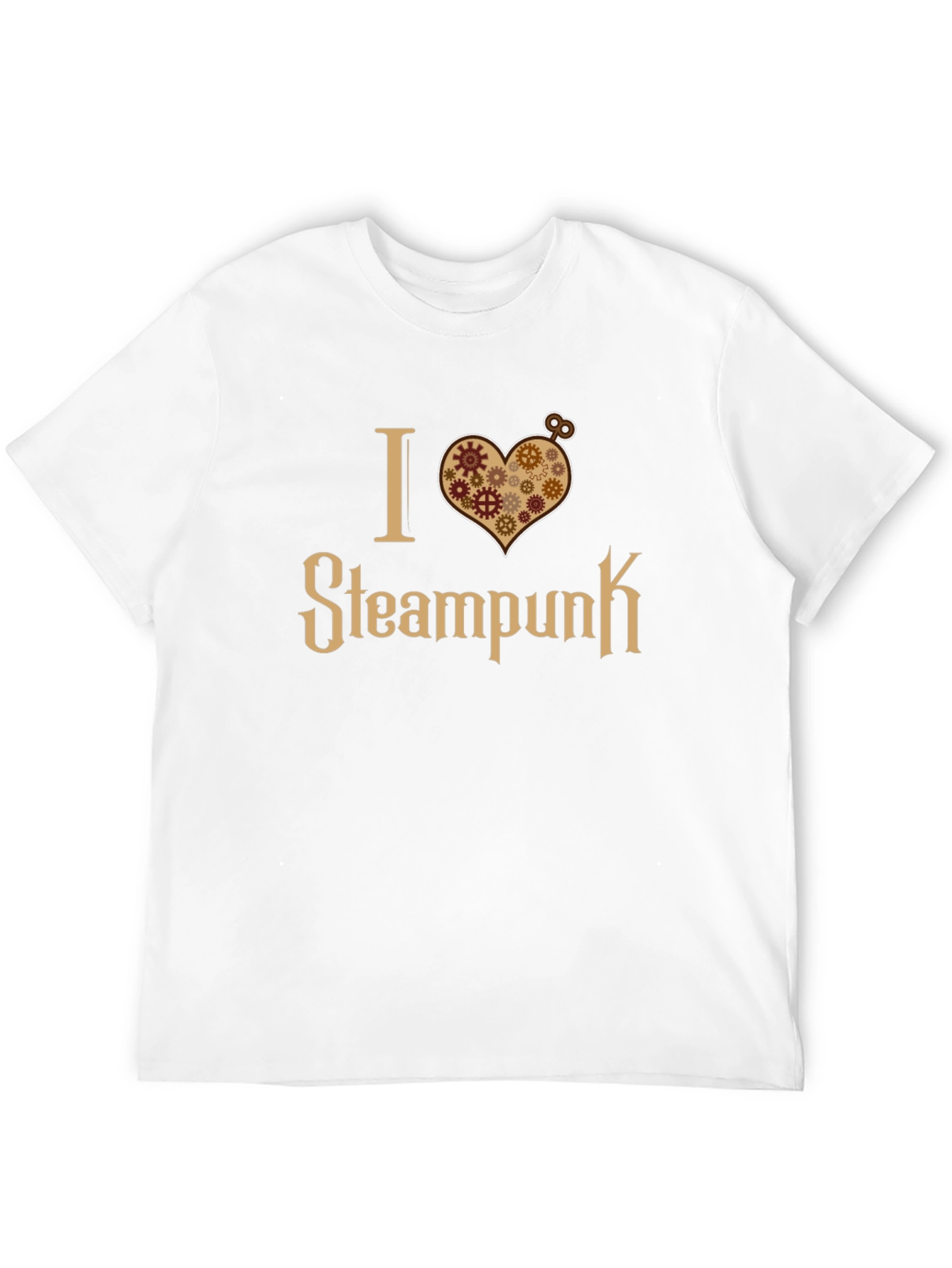 I Heart Steampunk T-Shirt - Gear Design Novelty Tee