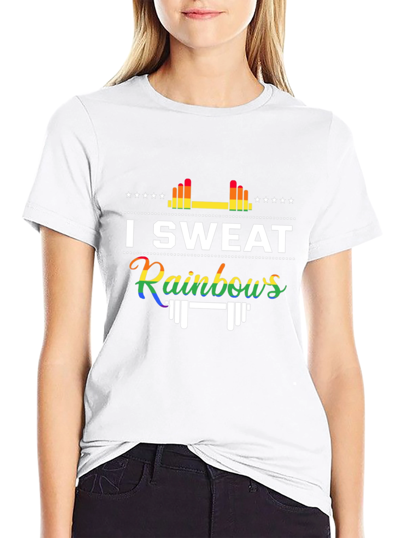 I Sweat Rainbows T-Shirt - Pride Fitness Tee