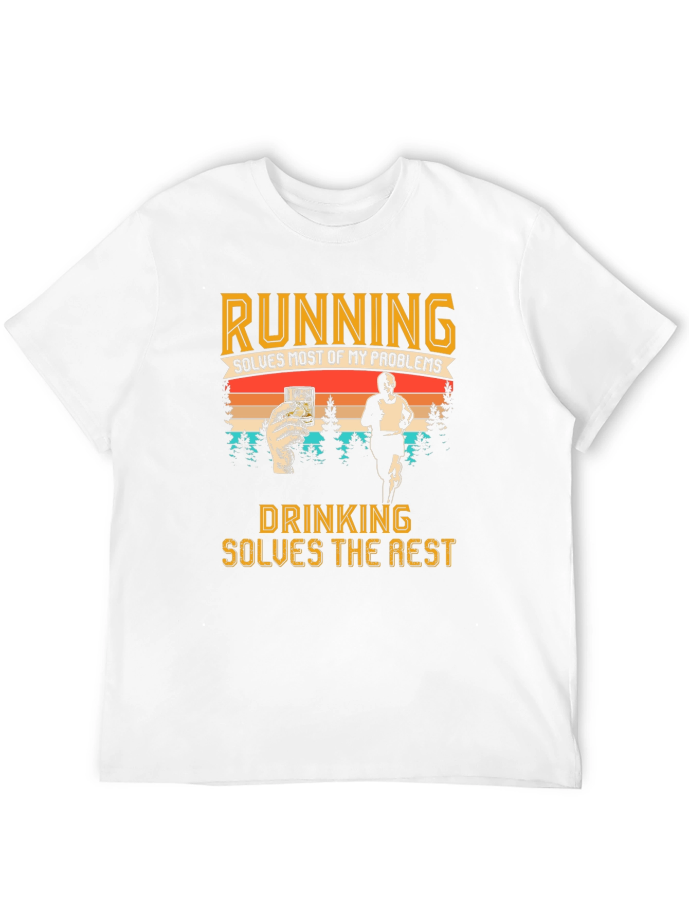 Running and Drinking T-Shirt