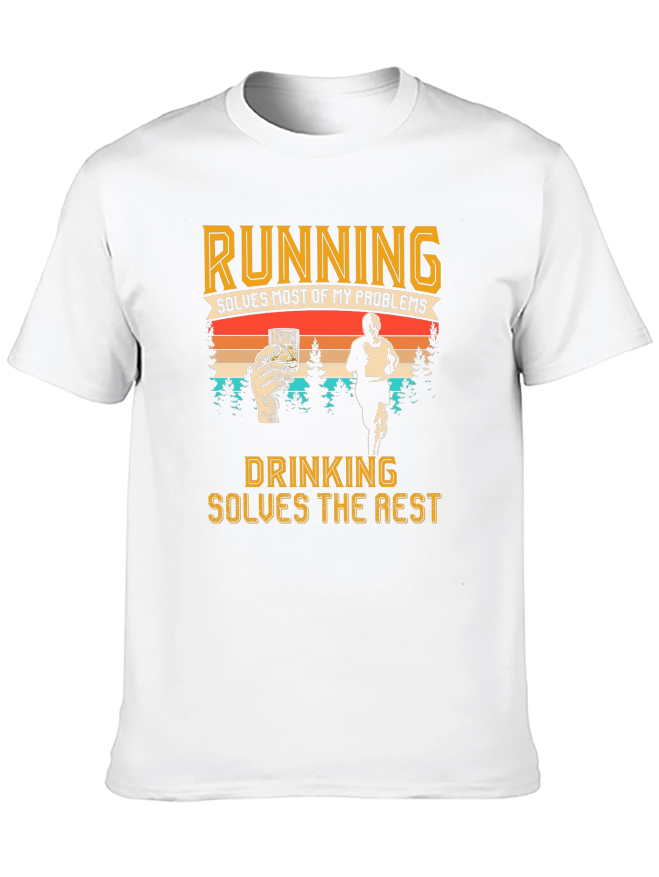Running and Drinking T-Shirt