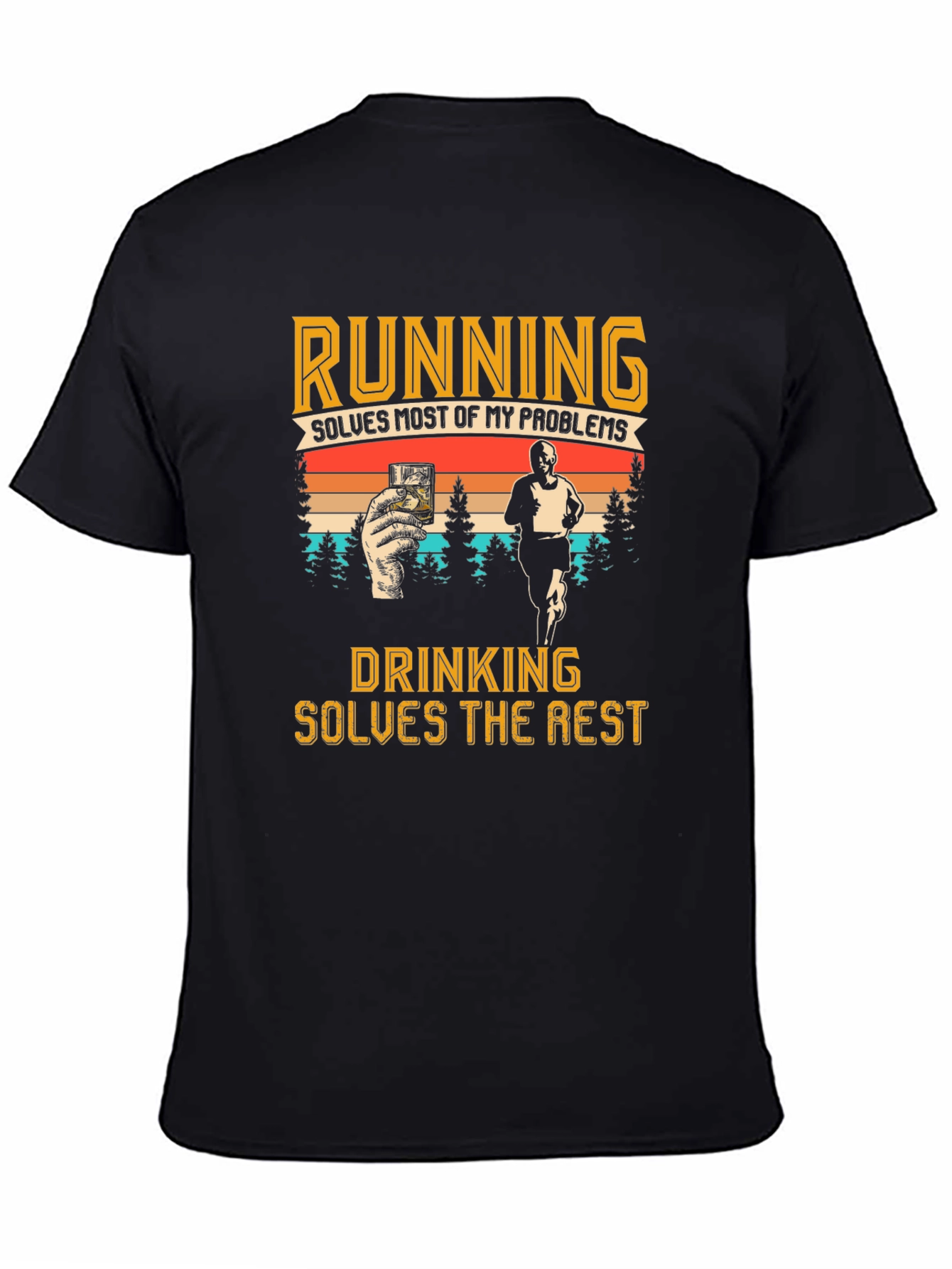 Running and Drinking T-Shirt