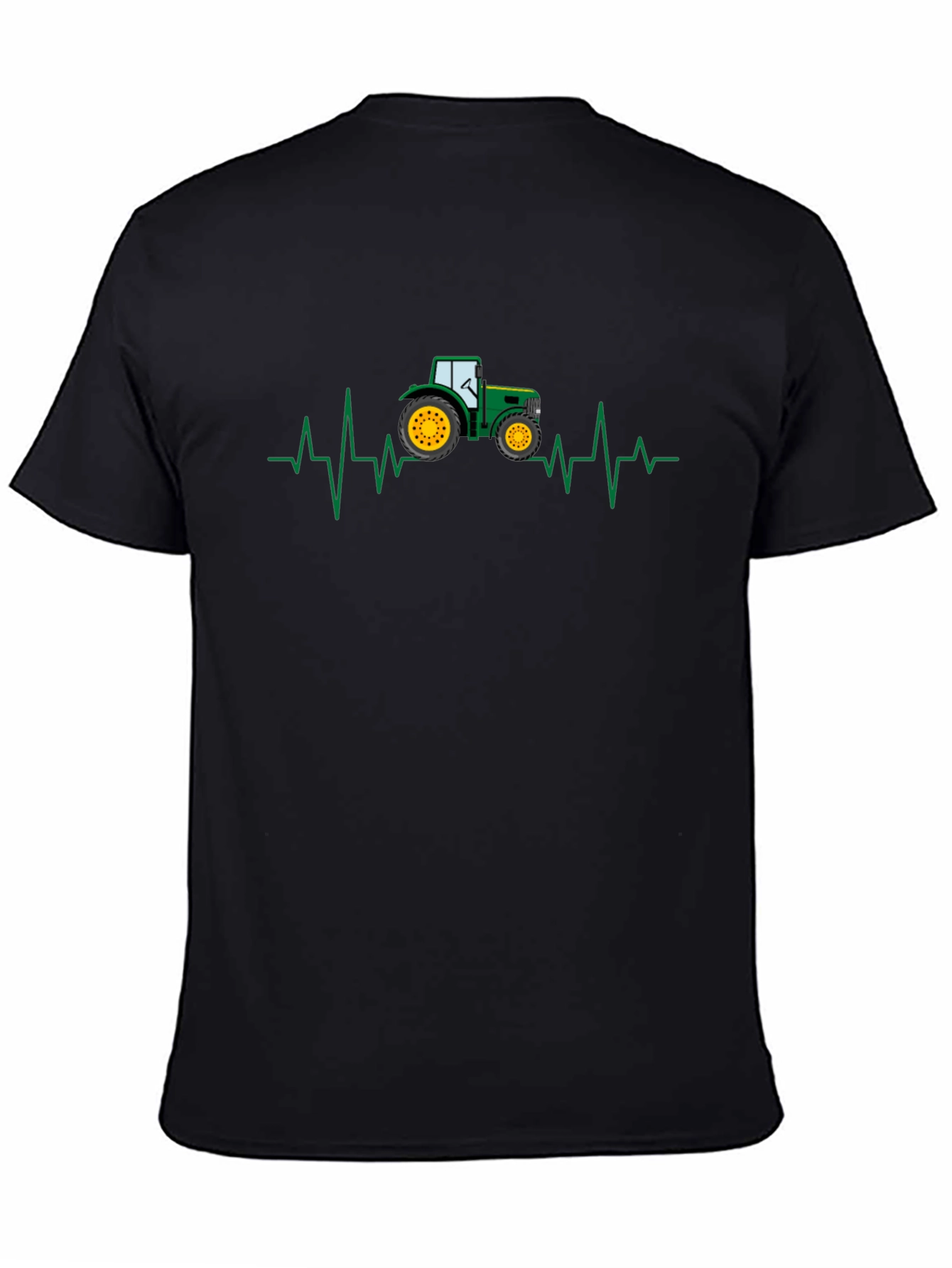 Tractor Heartbeat Graphic Tee - Farm Lover Shirt