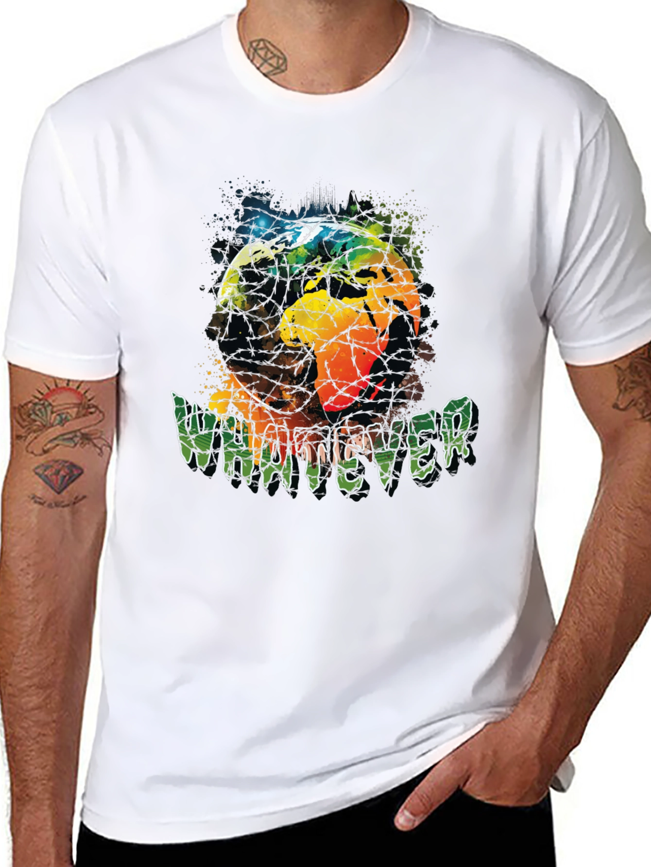 Whatever Earth Graphic T-Shirt Unisex