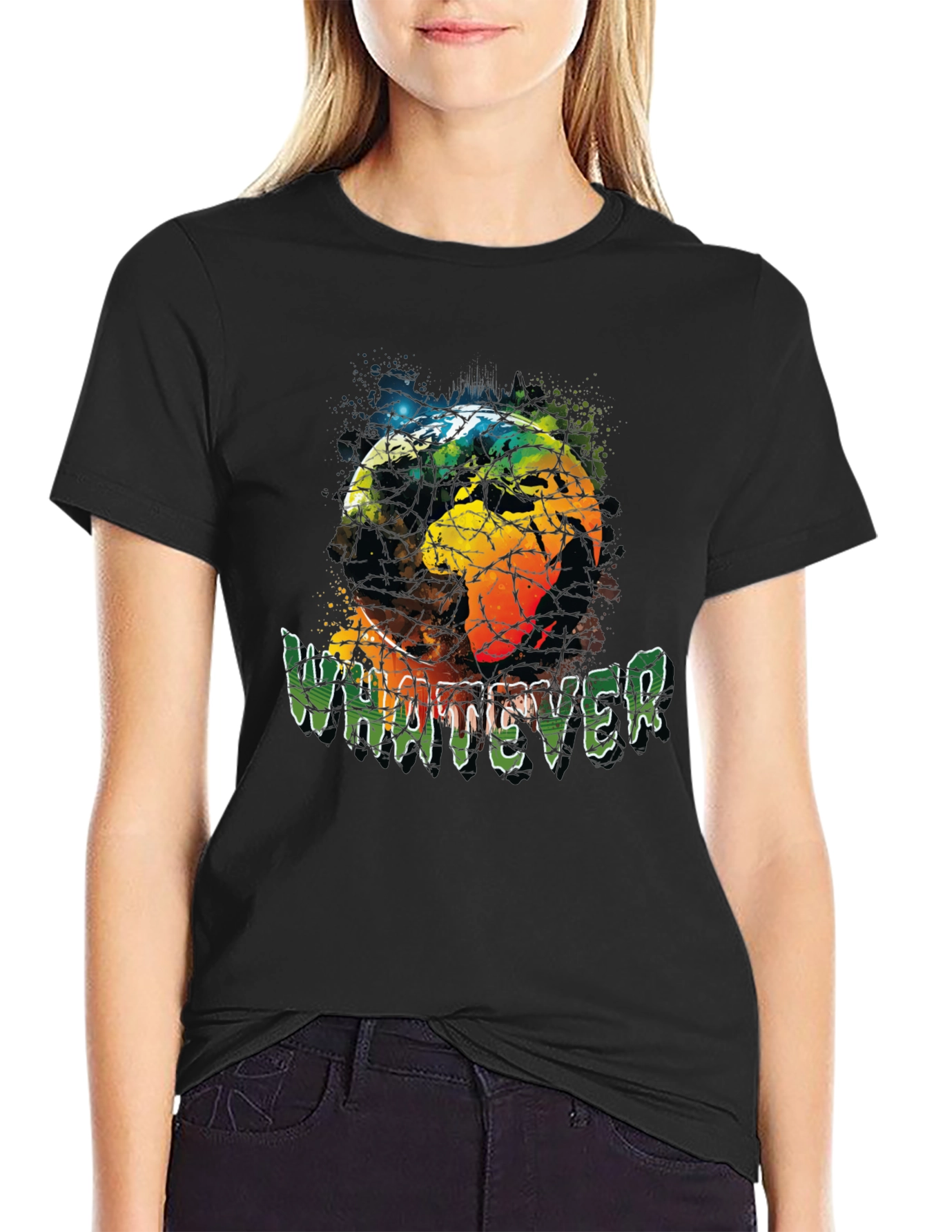 Whatever Earth Graphic T-Shirt Unisex