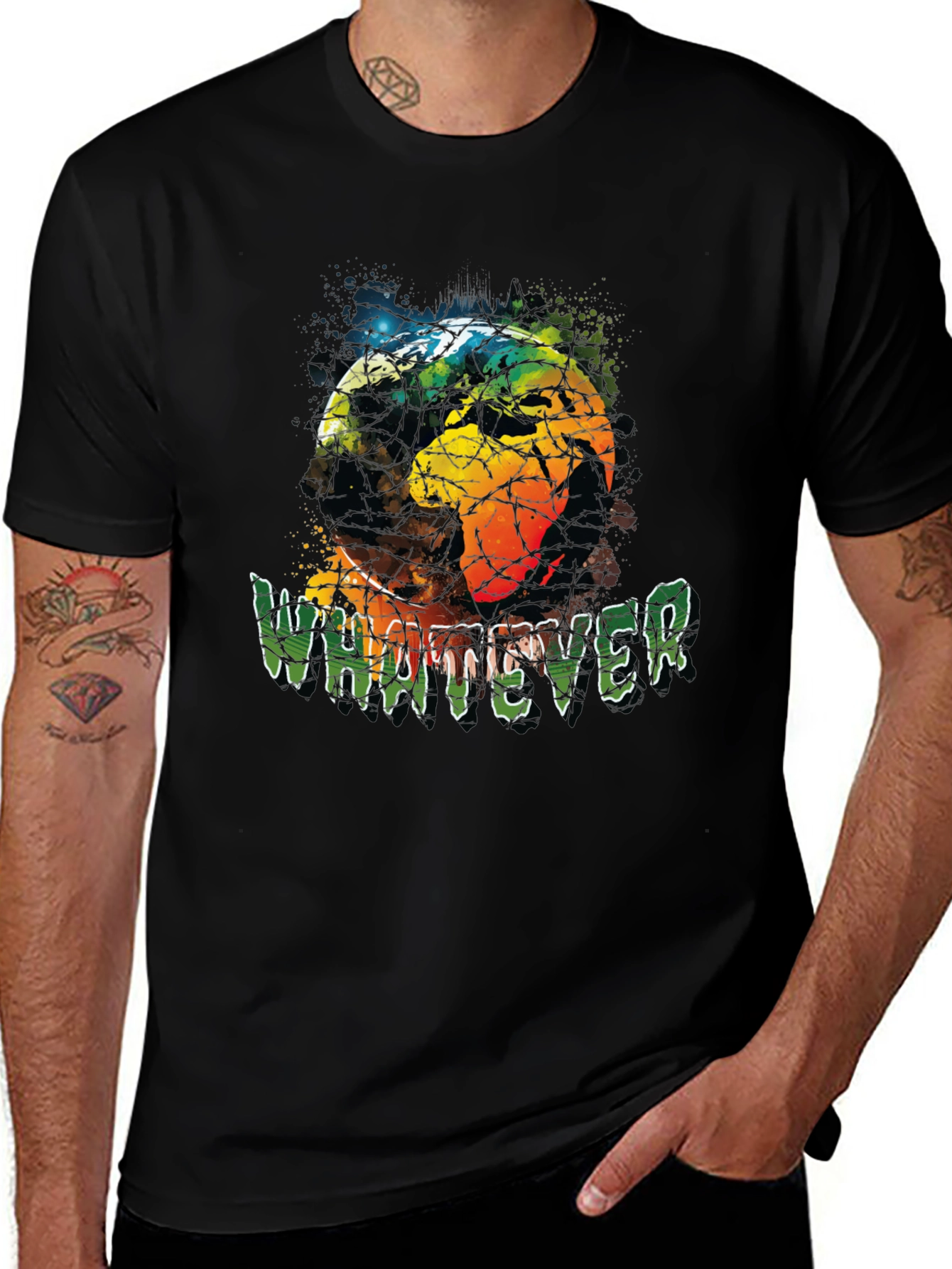 Whatever Earth Graphic T-Shirt Unisex